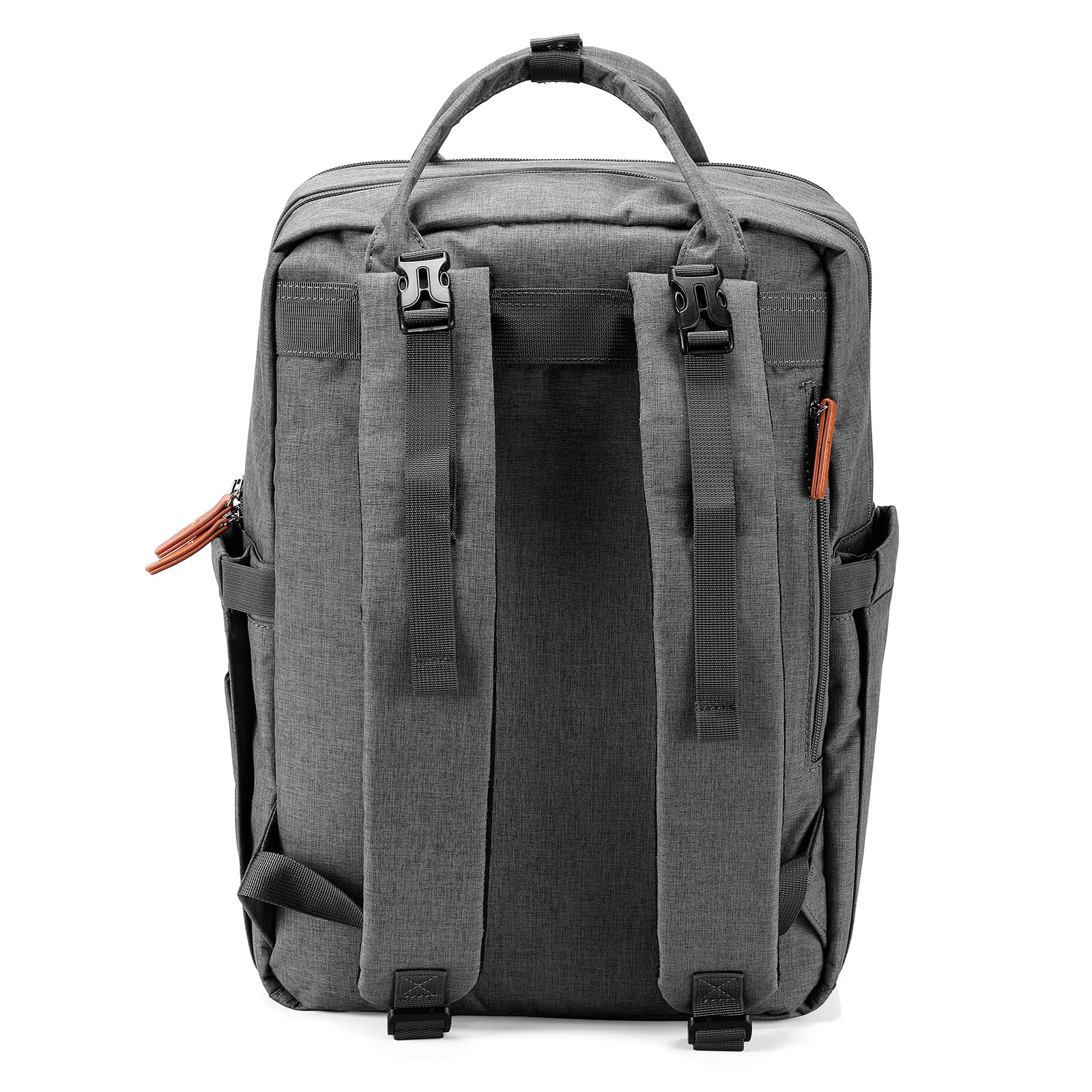 Brisby Rugzak voor Dames & Heren – Comfortabele, Waterafstotende Rugtas met Laptopvak, perfect als Schooltas, Werktas & voor op Reis. Geschikt als handbagage. Levenslange Garantie! - Donkergrijs