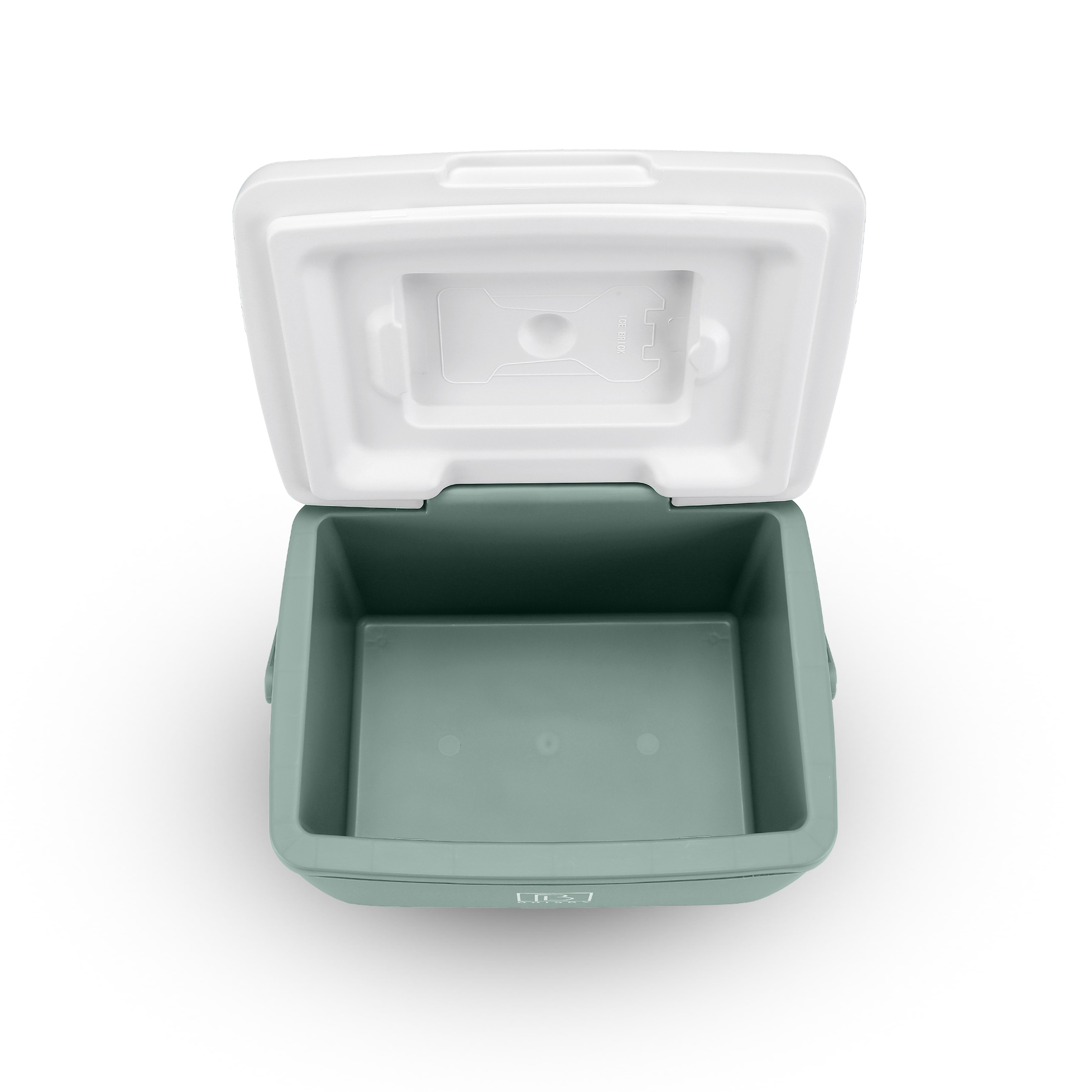 Cool box 8L green - 40 hours insulation - 2 cooling elements - temperature-safe closure