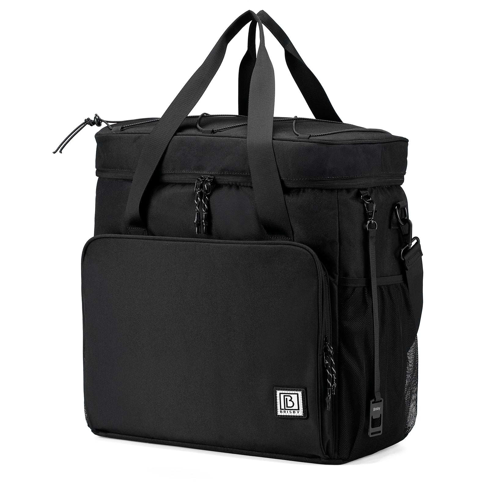 Brisby Koeltas 40L zwart-grijs - incl. 6 koelelementen, draagband