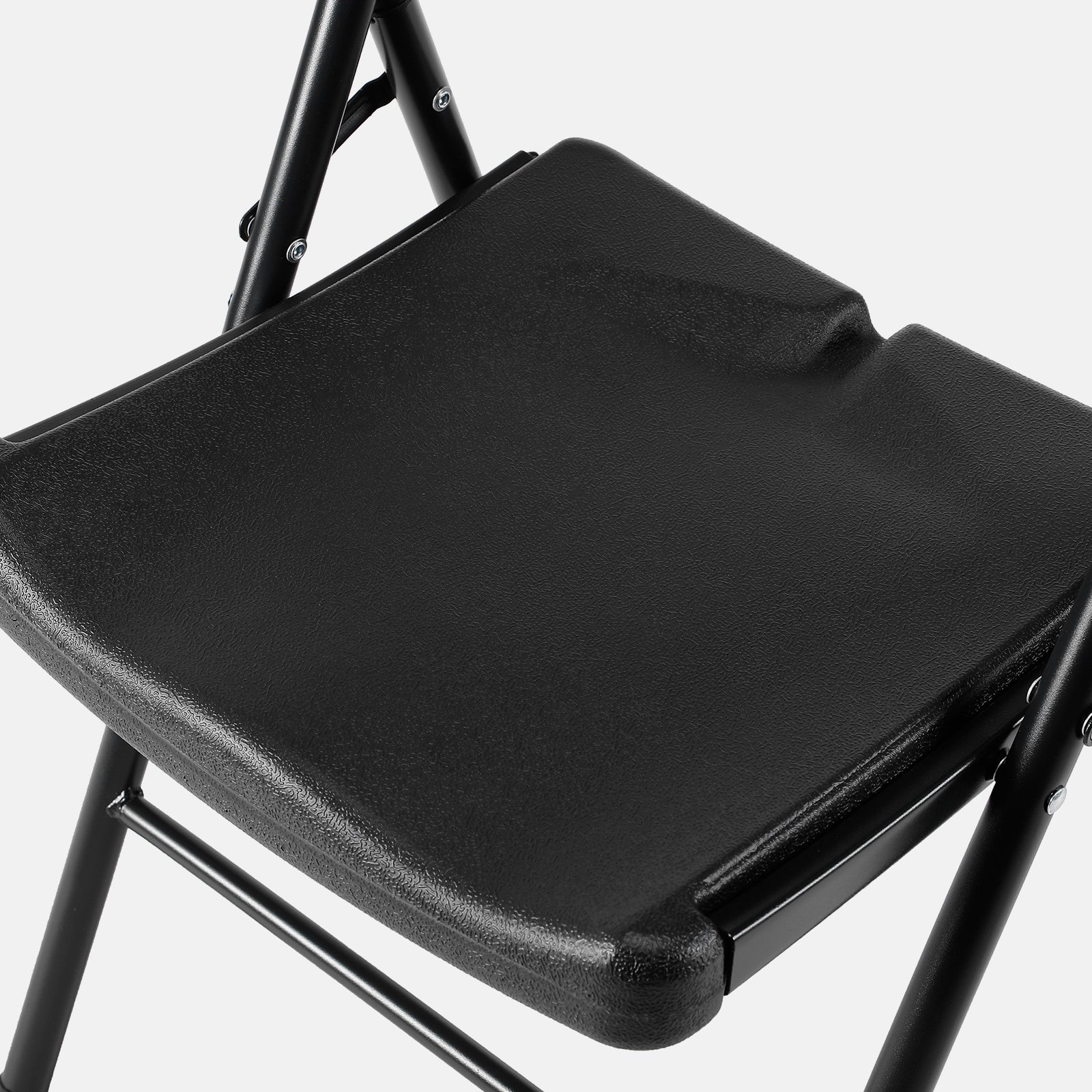 Bardi 8-delige Klapstoelen set zwaar zwart - 200 kg draagvermogen