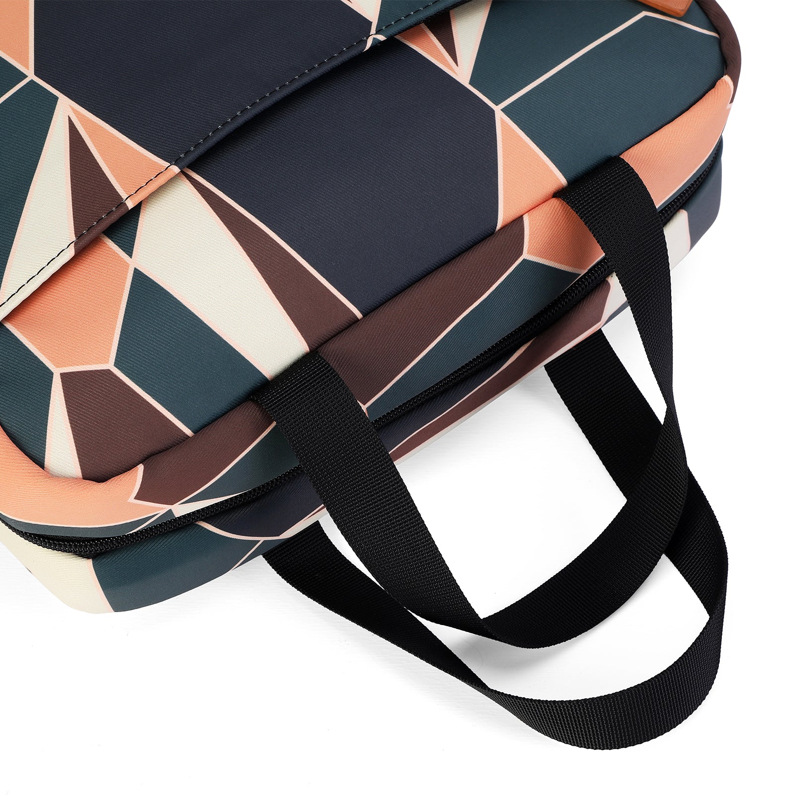 Koeltas 7L abstract colours - Lunchtas - 4-laags geïsoleerd - 2 gratis koelelementen - incl. schouderband