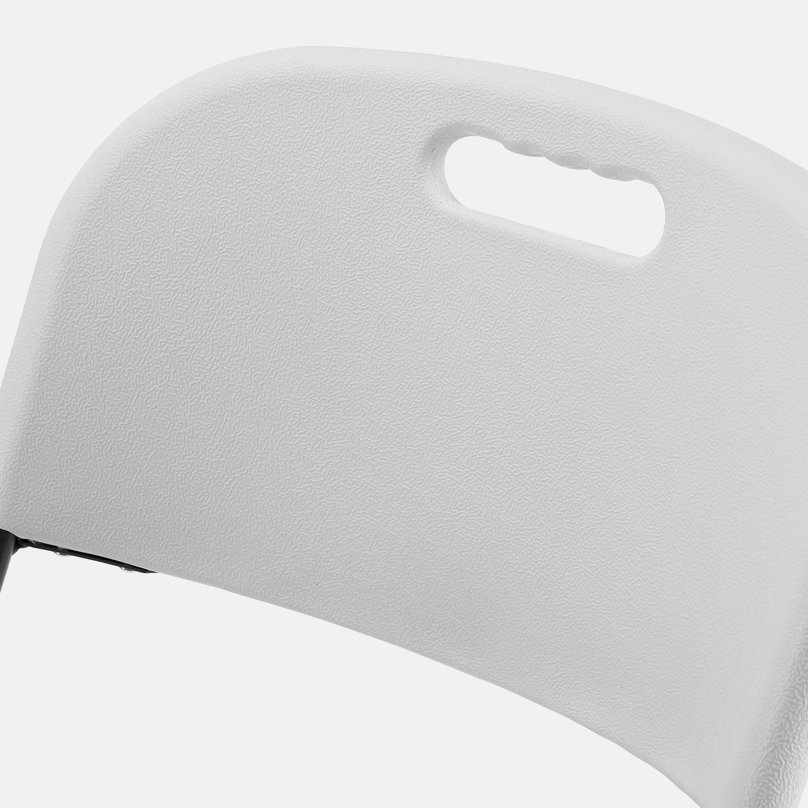 Bardi 8 Piece Folding Chair Set – Heavy Quality Folding Chair Set, Weather Resistant 47 x 54 x 87 cm. - White grey