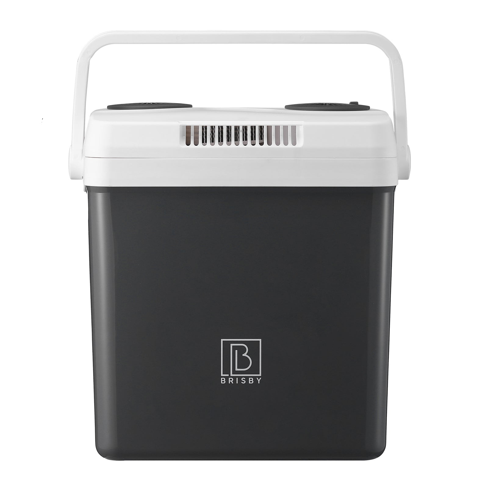 Electric cool box 25L gray - AC/DC 12V, 220/230V - incl. divider - lockable lid