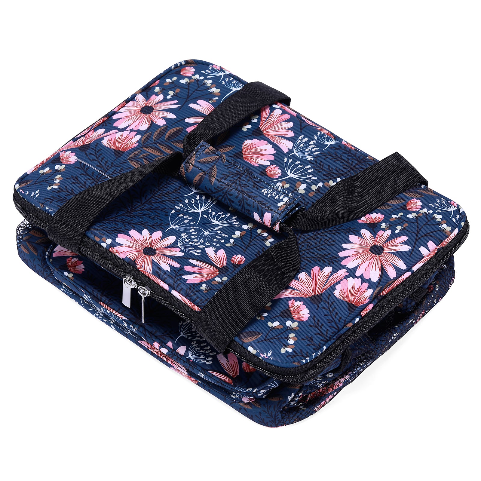Cooler bag 15L Japanese flower - lunch bag - 4-layer insulated - foldable - incl. 2 free cooling elements and carrying strap
