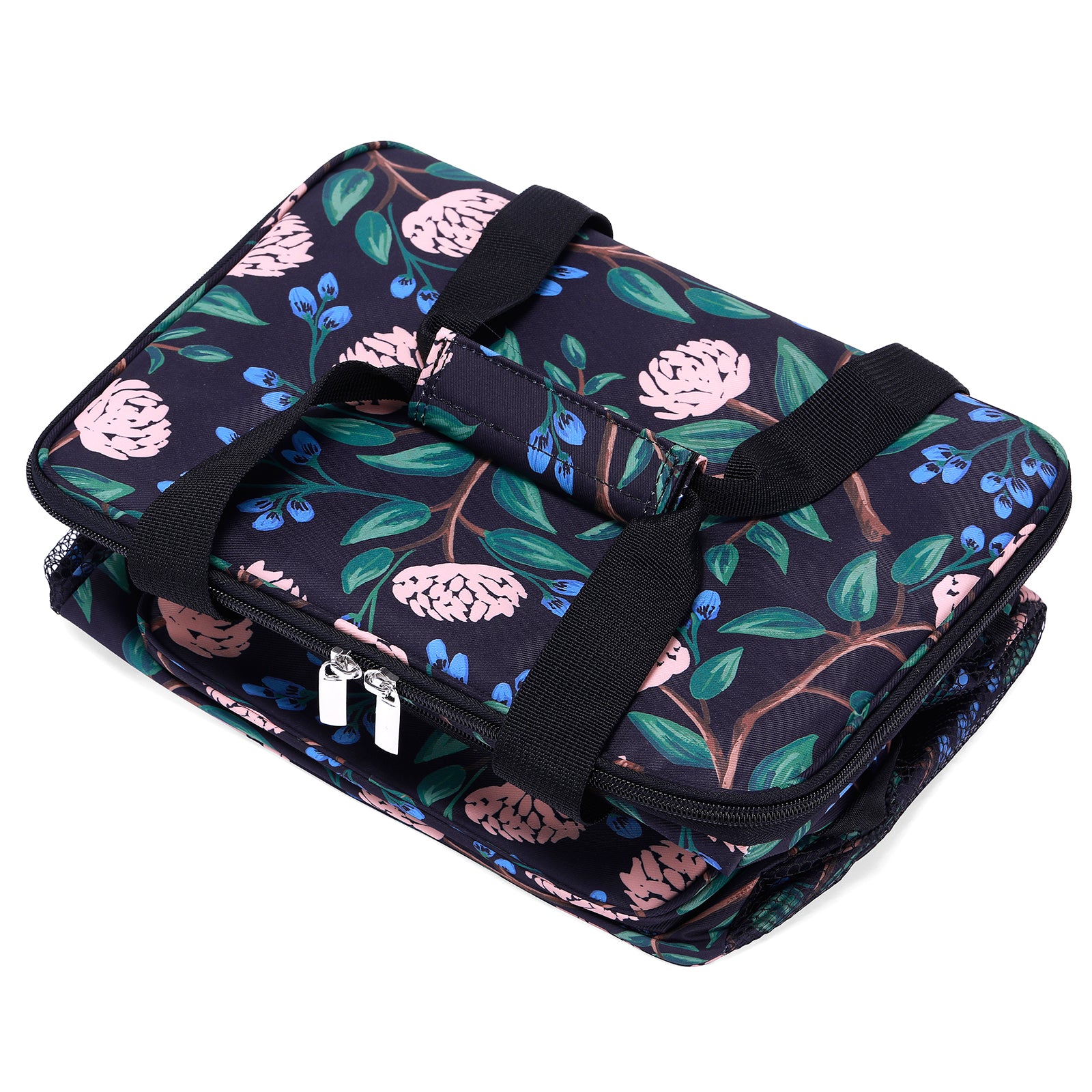Cooler bag 15L passion flower - lunch bag - 4-layer insulated - foldable - incl. 2 free cooling elements and carrying strap