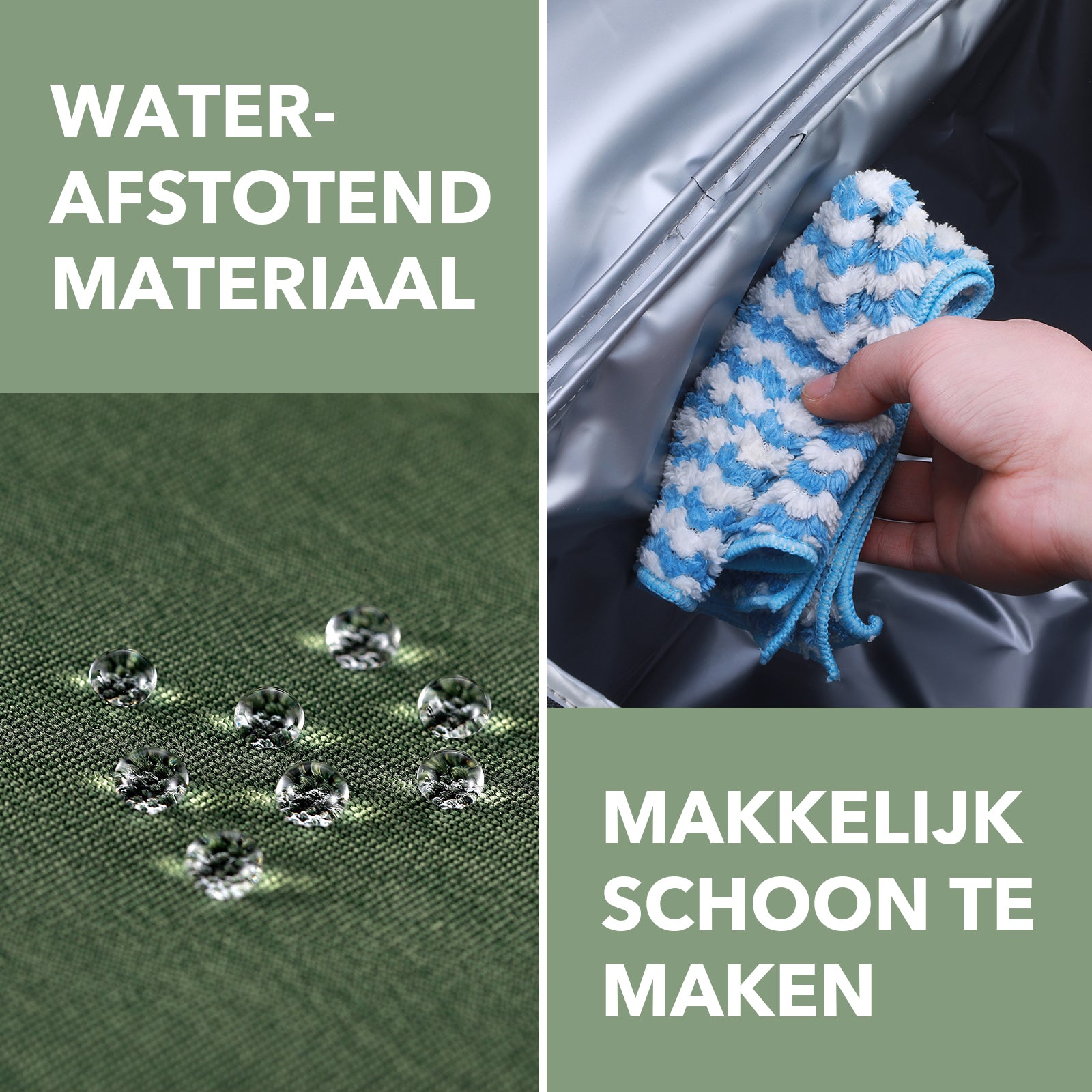 Koeltas 25L groen - rugzak - 4-laags geïsoleerd - waterafstotend - incl. 2 gratis koelelementen en bieropener