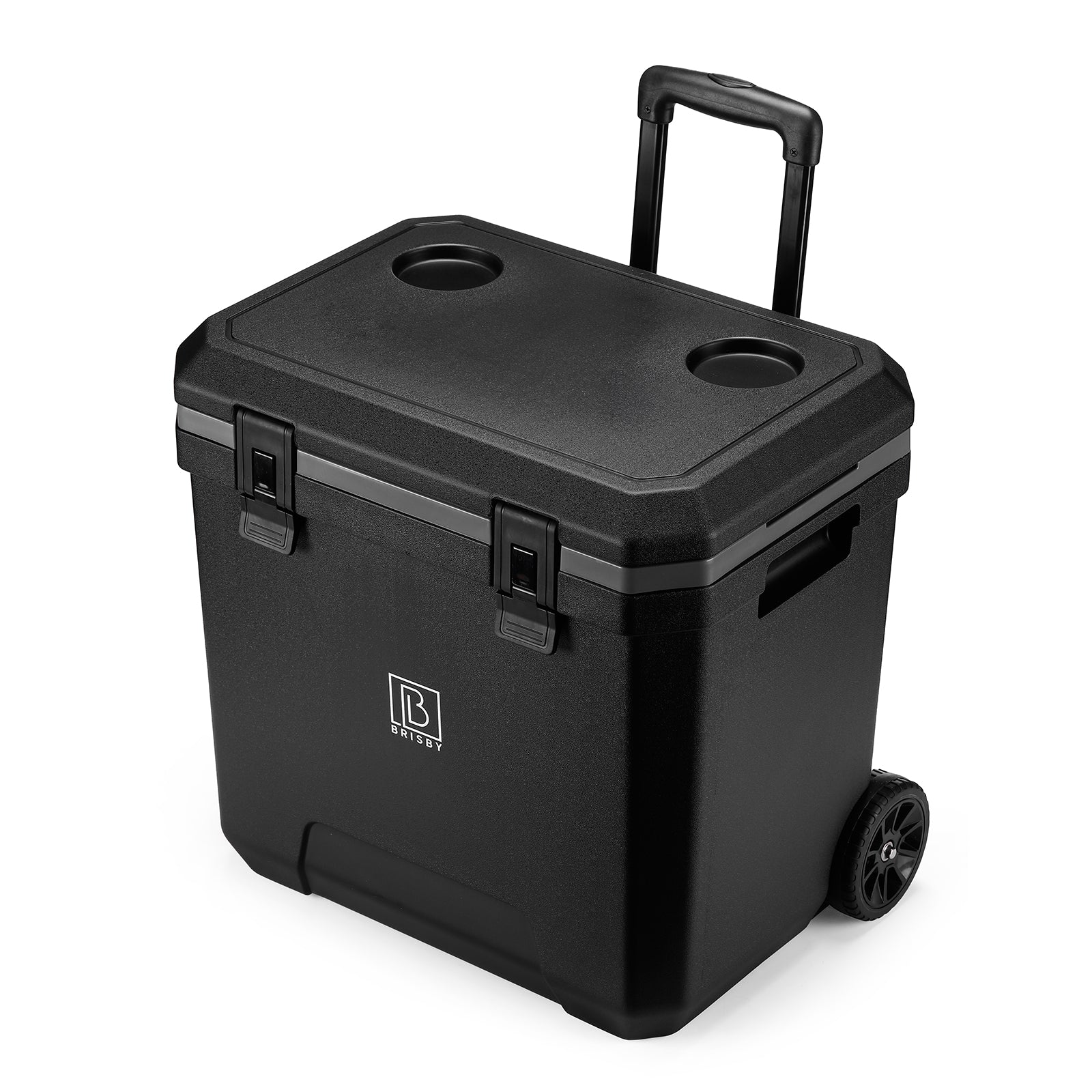 Koelbox trolley 40 zwart - Telescopisch handvat - incl. 4 koelelementen