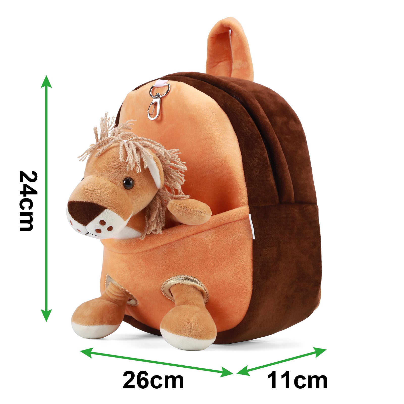 Lion toddler set - incl. backpack, cuddly toy and lunch bag