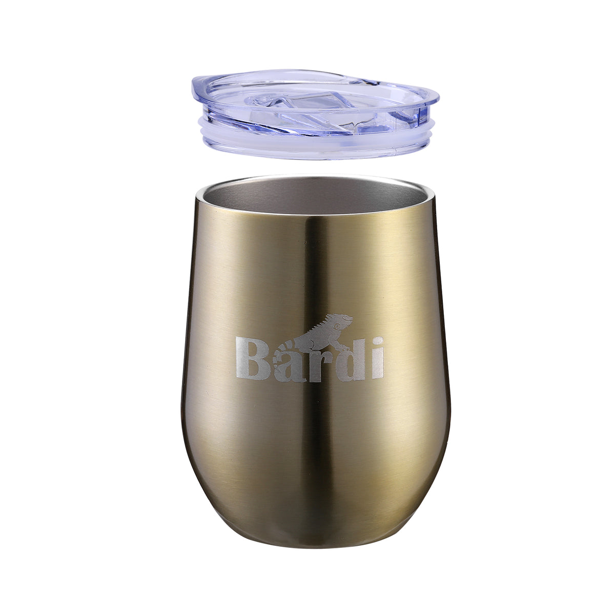 Bardi IJsblokjesmachine set 1,6L RVS - incl. 3 thermoscups goud en ijsschep
