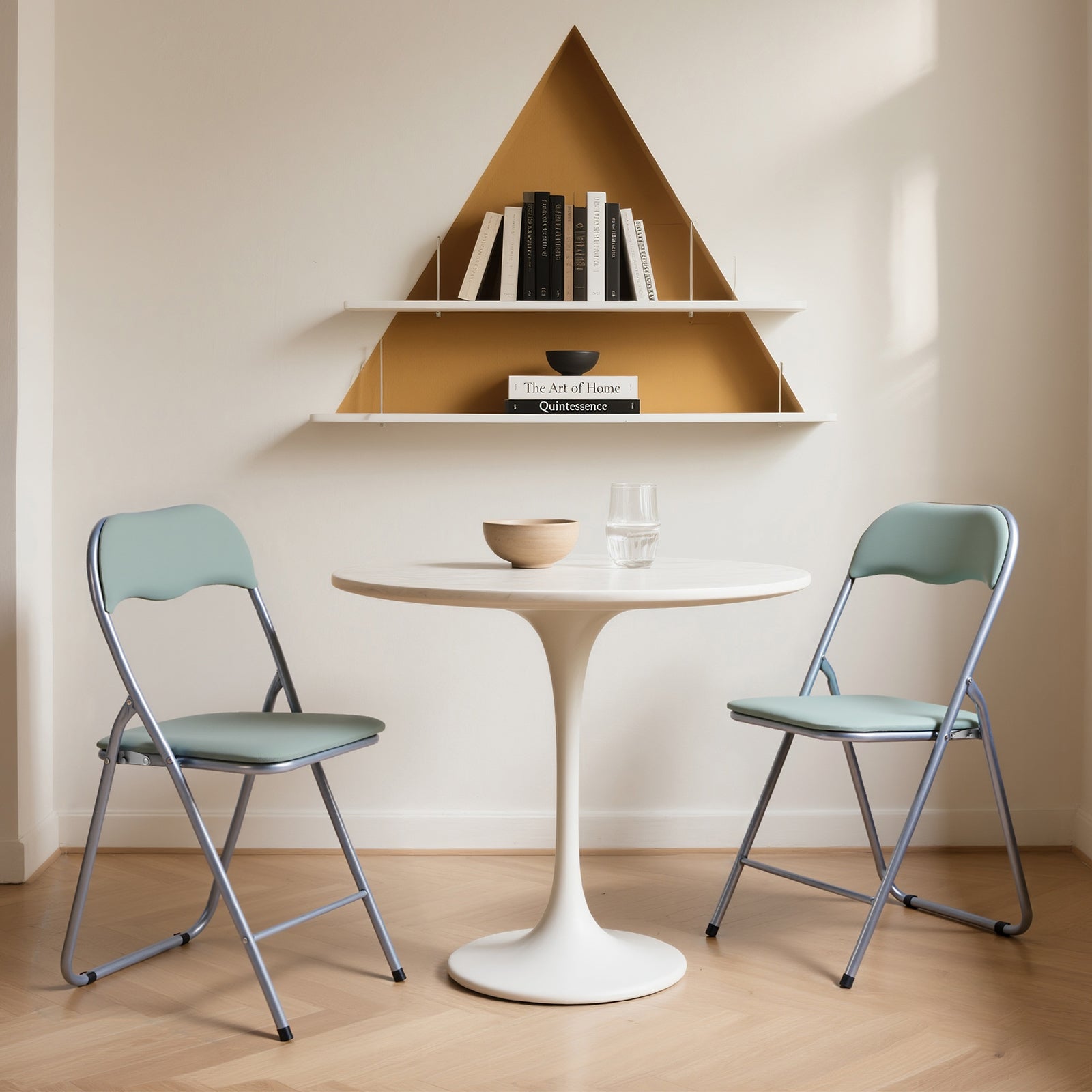 Bardi 2-delige Klapstoelen set PVC groen - 100 kg draagvermogen