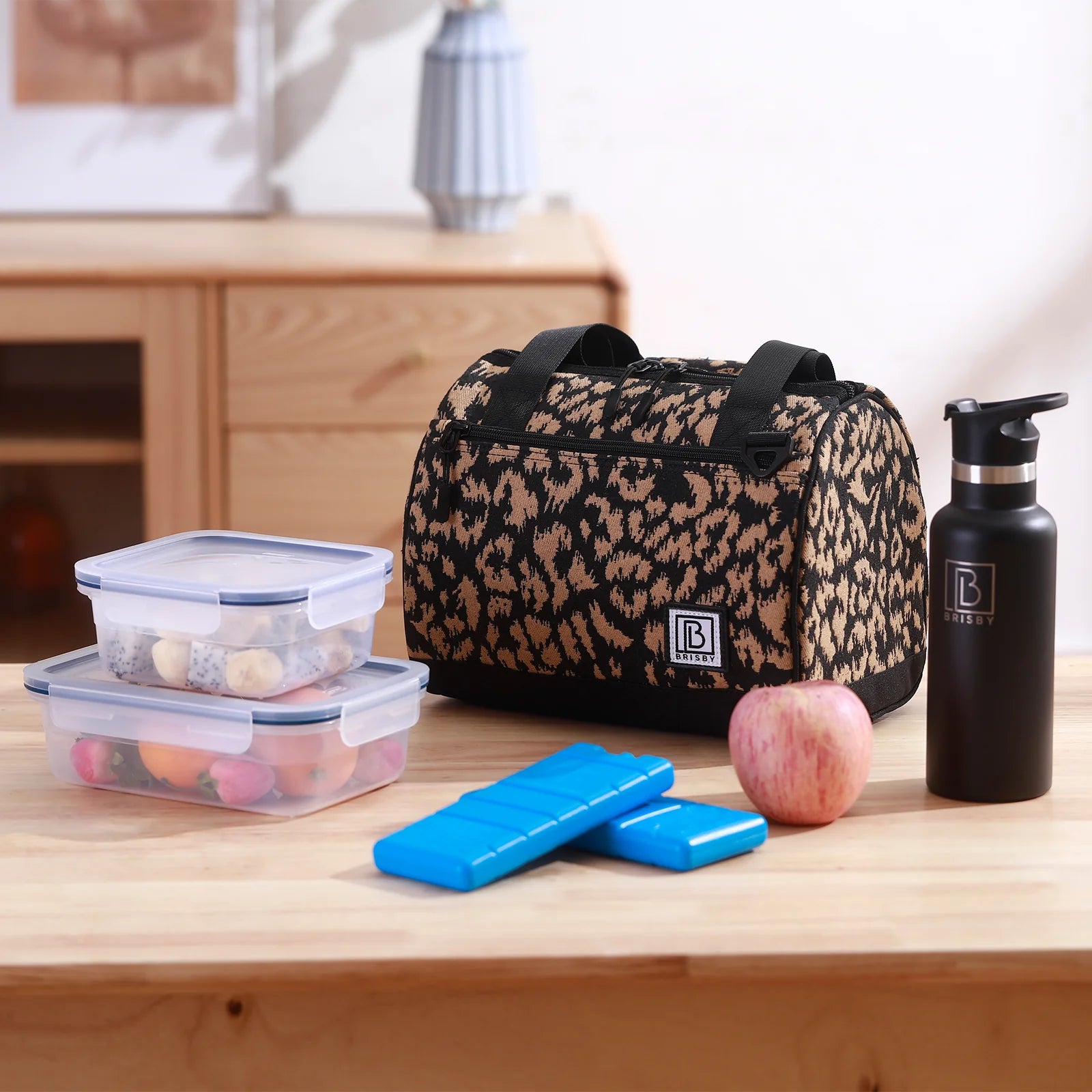 Koeltas 10L leo - Lunchtas - 4-laags geïsoleerd - 2 gratis koelelementen - incl. schouderband