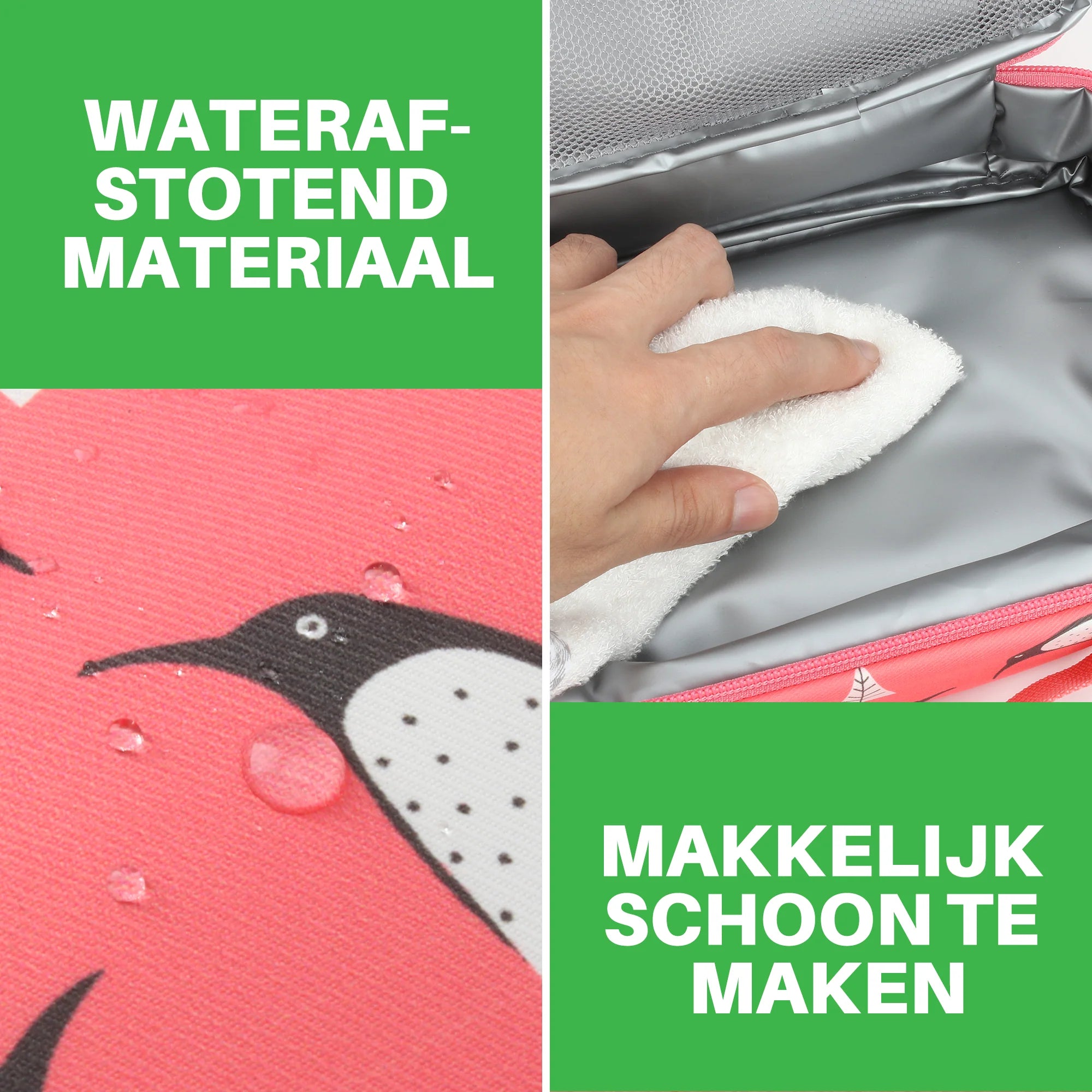 Cooler bag 1.5L penguin - 4-layer insulated - free cooling element