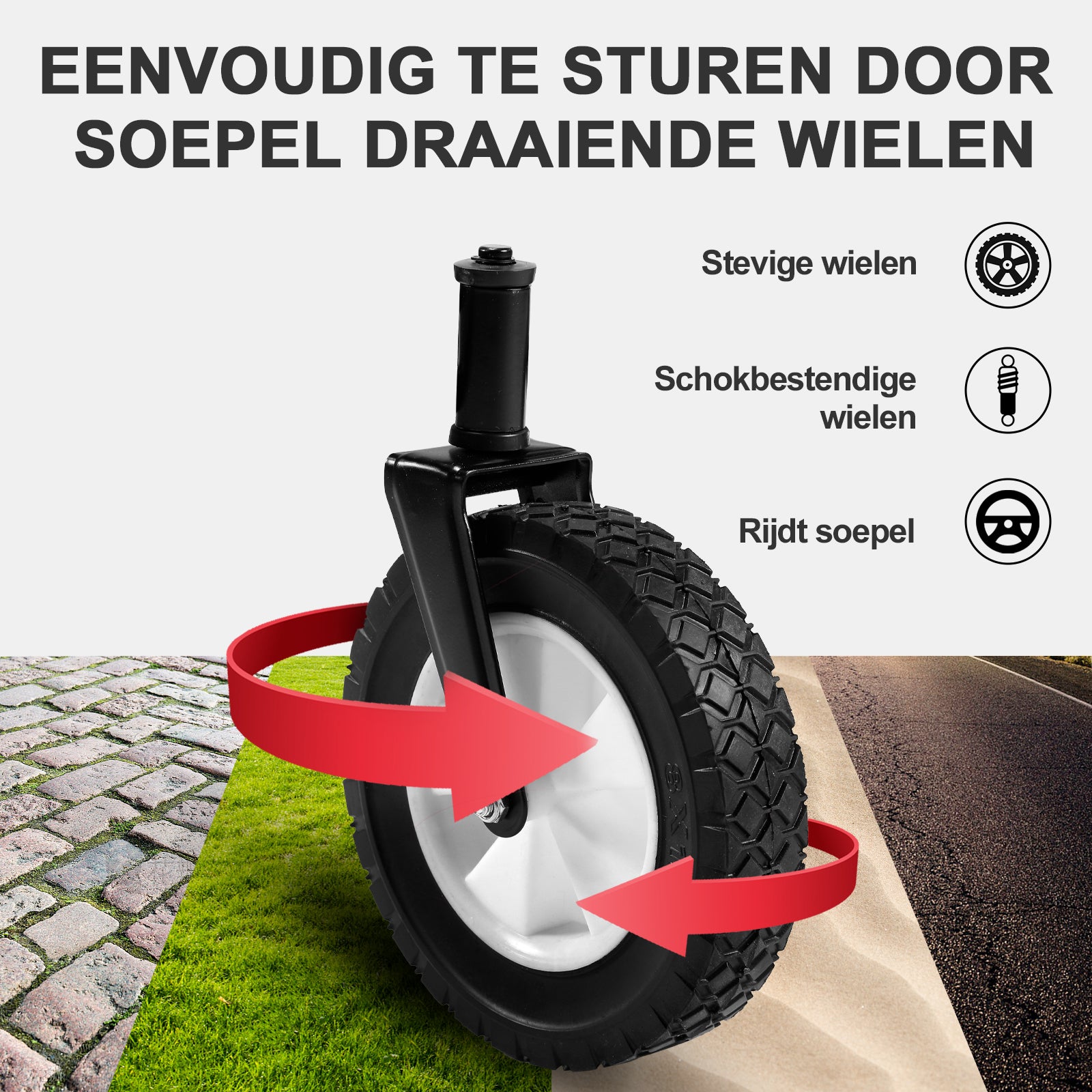 Packaway Bolderkar 70kg grijs - opvouwbaar - wasbaar polyester