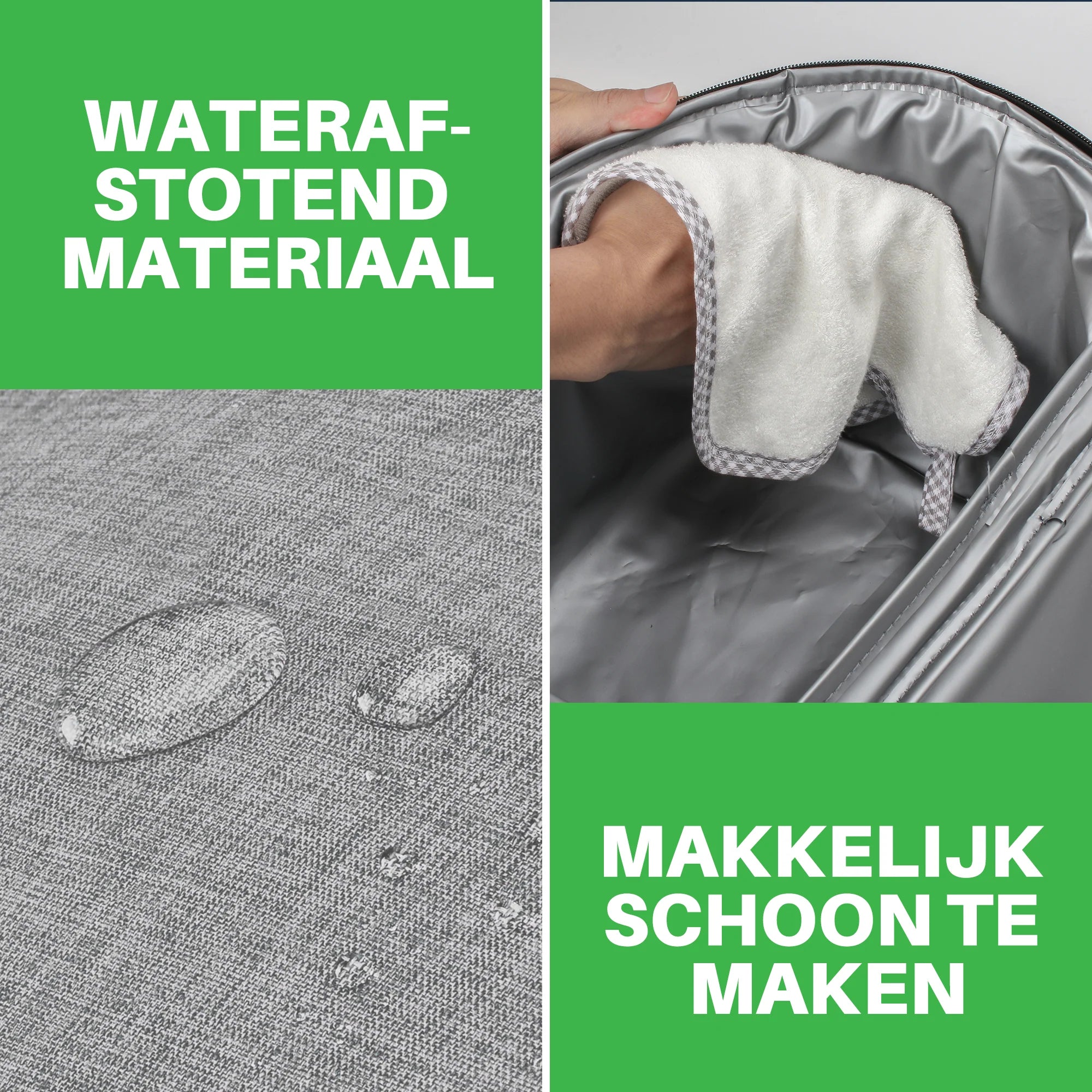 Packaway Koeltas 15L lichtgrijs - incl. 2 koelelementen, schouderband