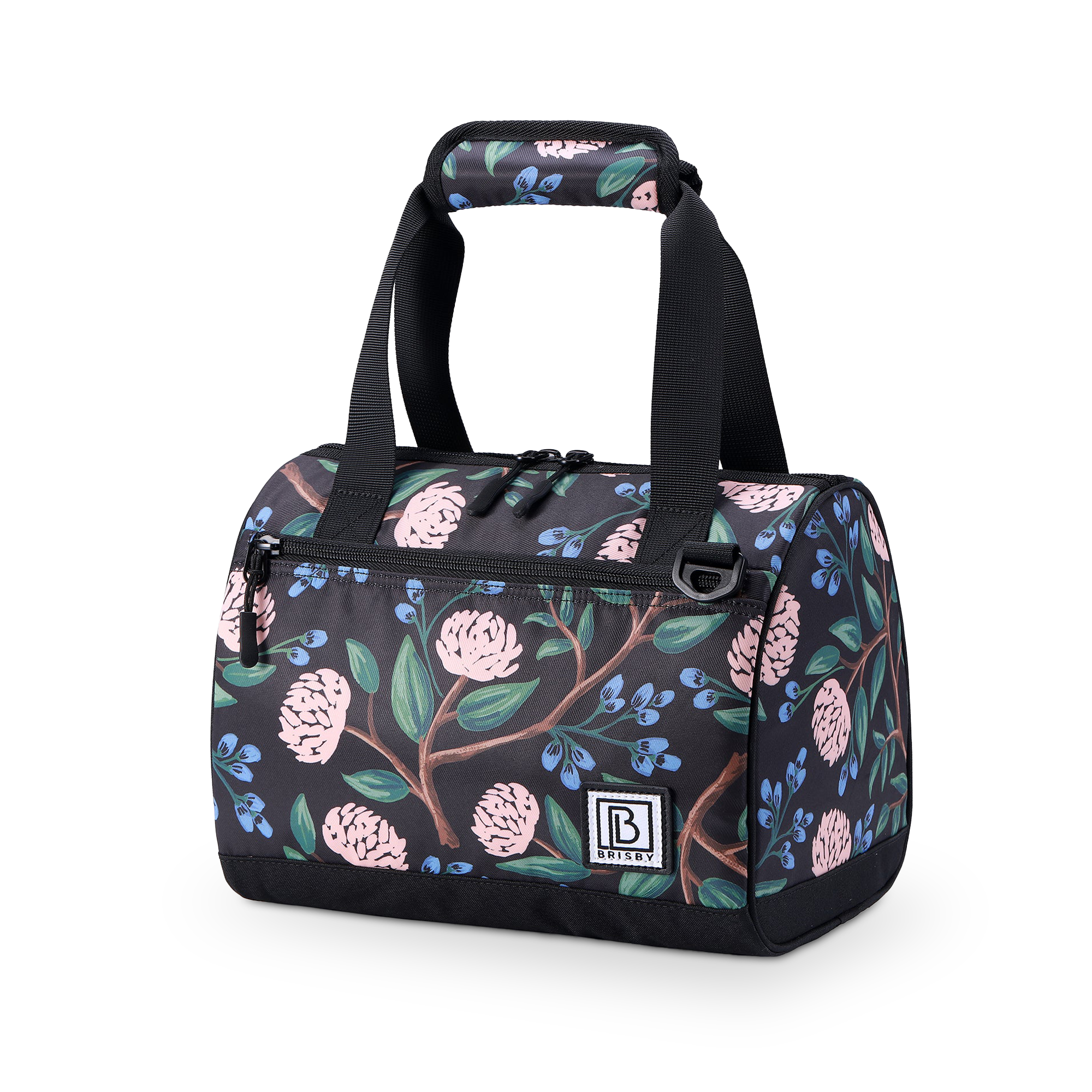 Cooler bag 10L passion flower - Lunch bag - 4-layer insulated - 2 free cooling elements - incl. shoulder strap