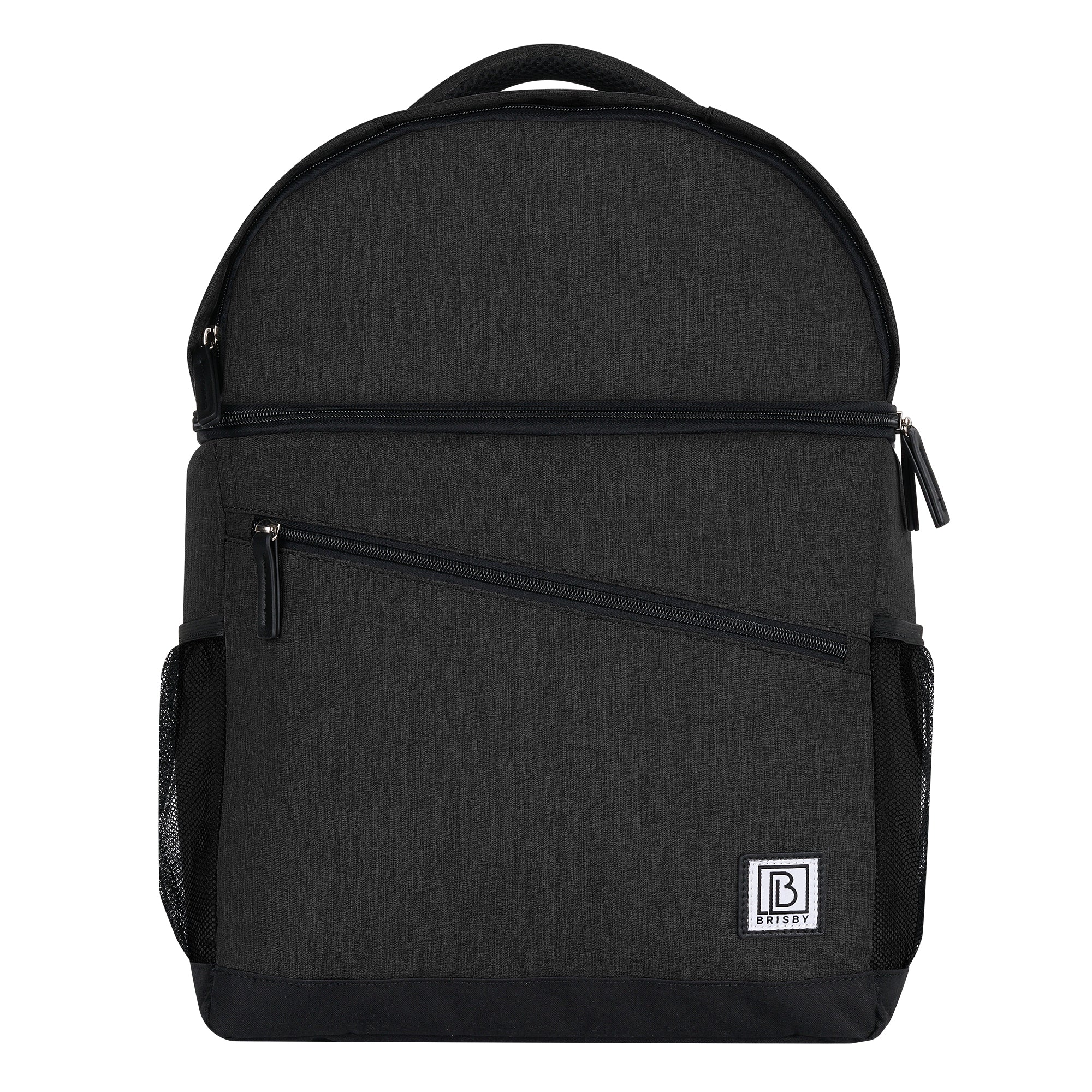 Cooler bag 25L black - backpack - 4-layer insulated - water-repellent - incl. 2 free cooling elements and beer opener
