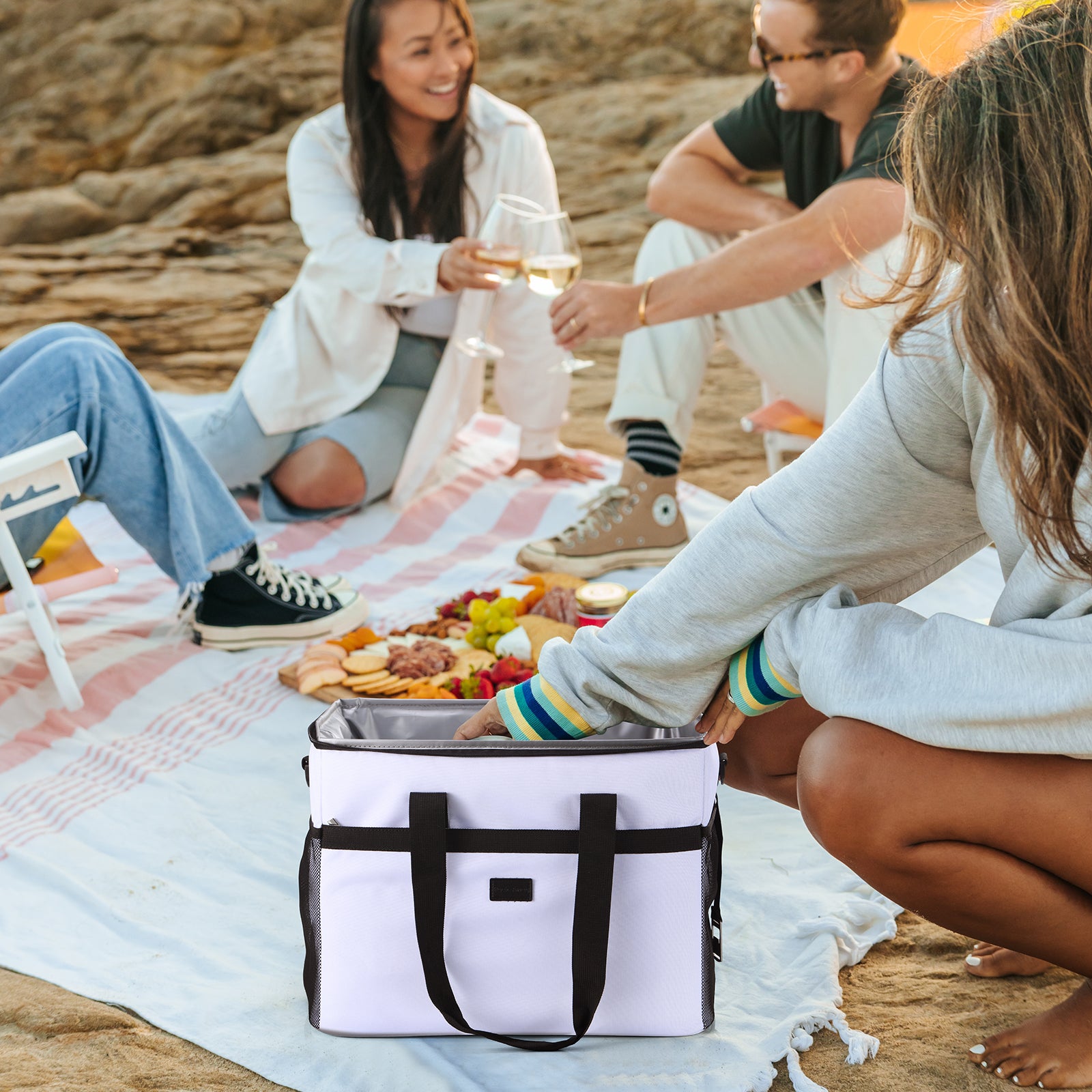 Packaway Koeltas 40L wit - incl. 6 koelelementen, draagband