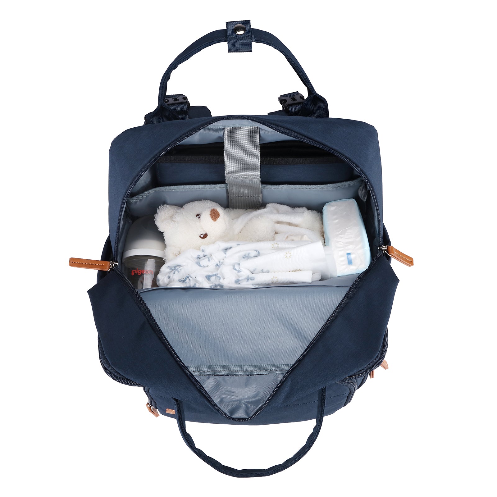 Brisby Luiertas original blauw - incl. buggymontage en verschoningsmat