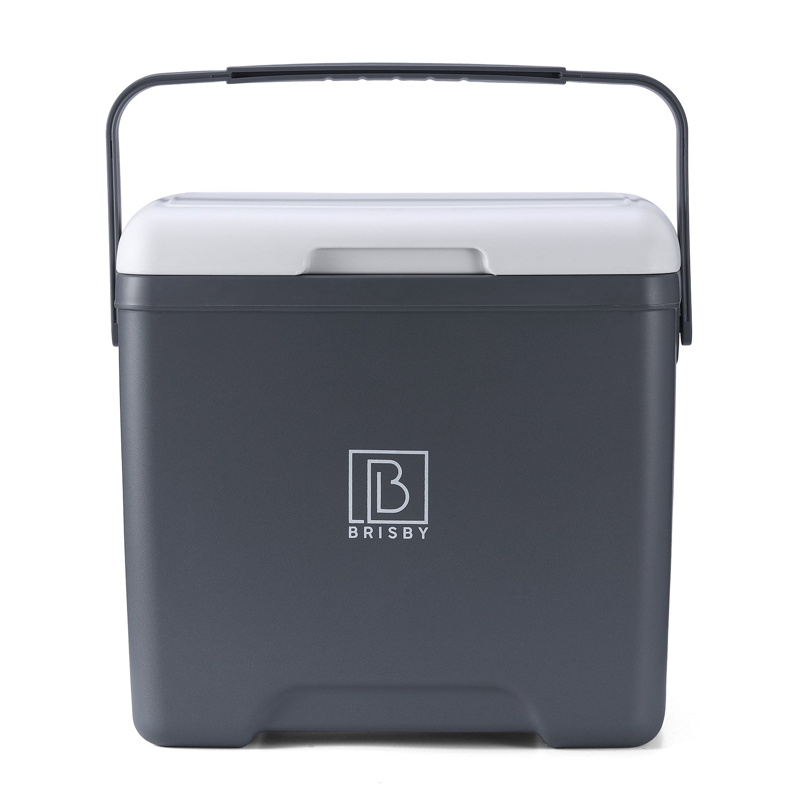 Cool box 13L grey - Up to 40 hours insulation - incl. 2 450ml cooling elements - temperature-safe closure - cooling element locked in lid
