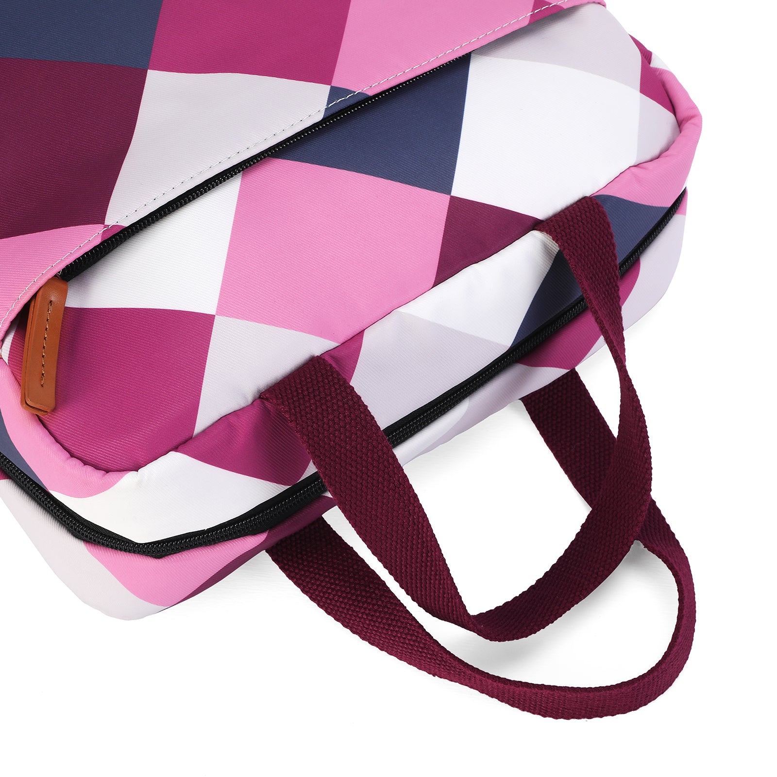 Brisby 4 Layer Insulated Cooler Bag - Lunch Bag 7 Liter - Block Pink