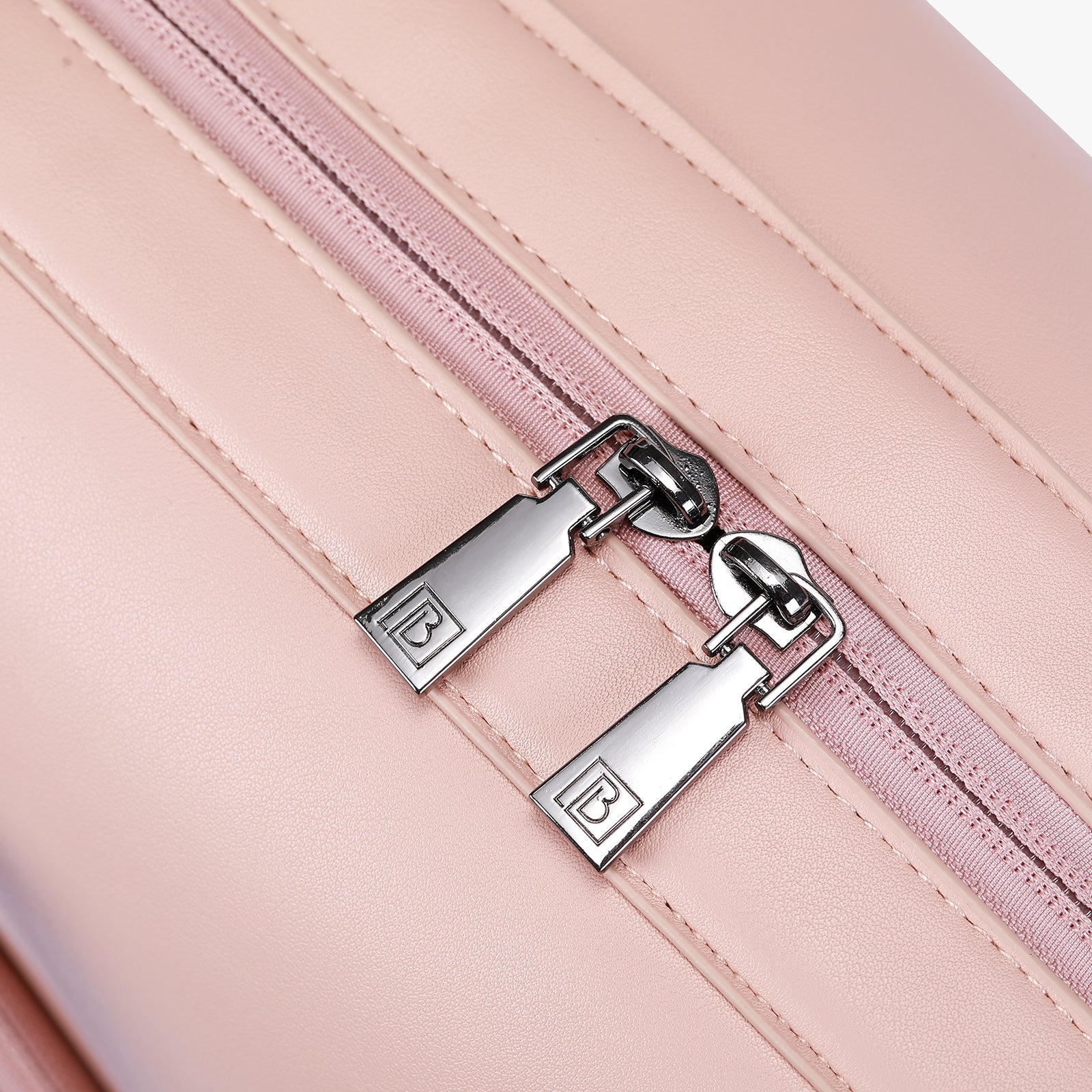 Venezia weekend bag pink - shoulder bag - travel bag - hand luggage - hard-wearing - incl. hanging hooks - PU leather