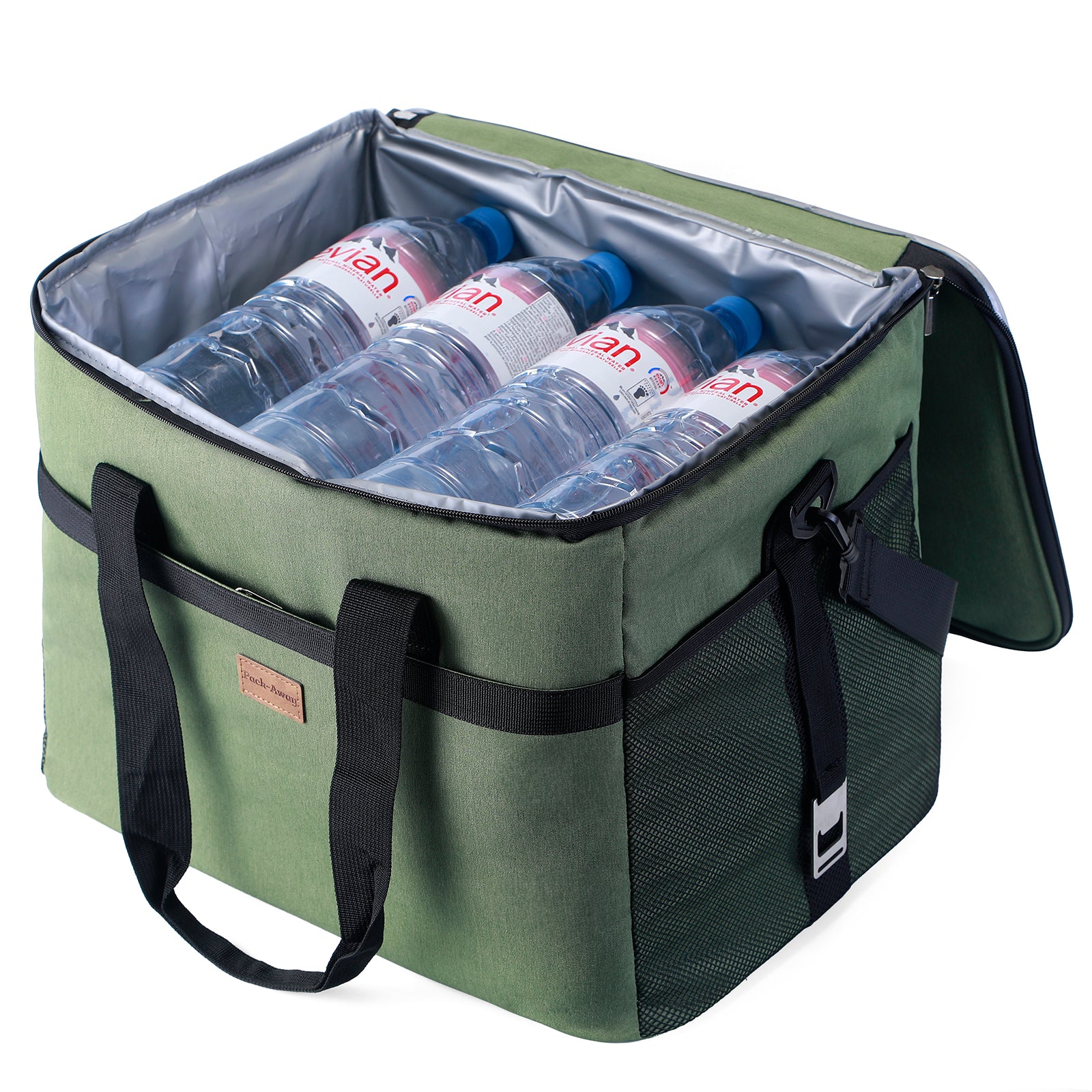 Packaway Koeltas 40L groen - incl. 6 koelelementen, draagband