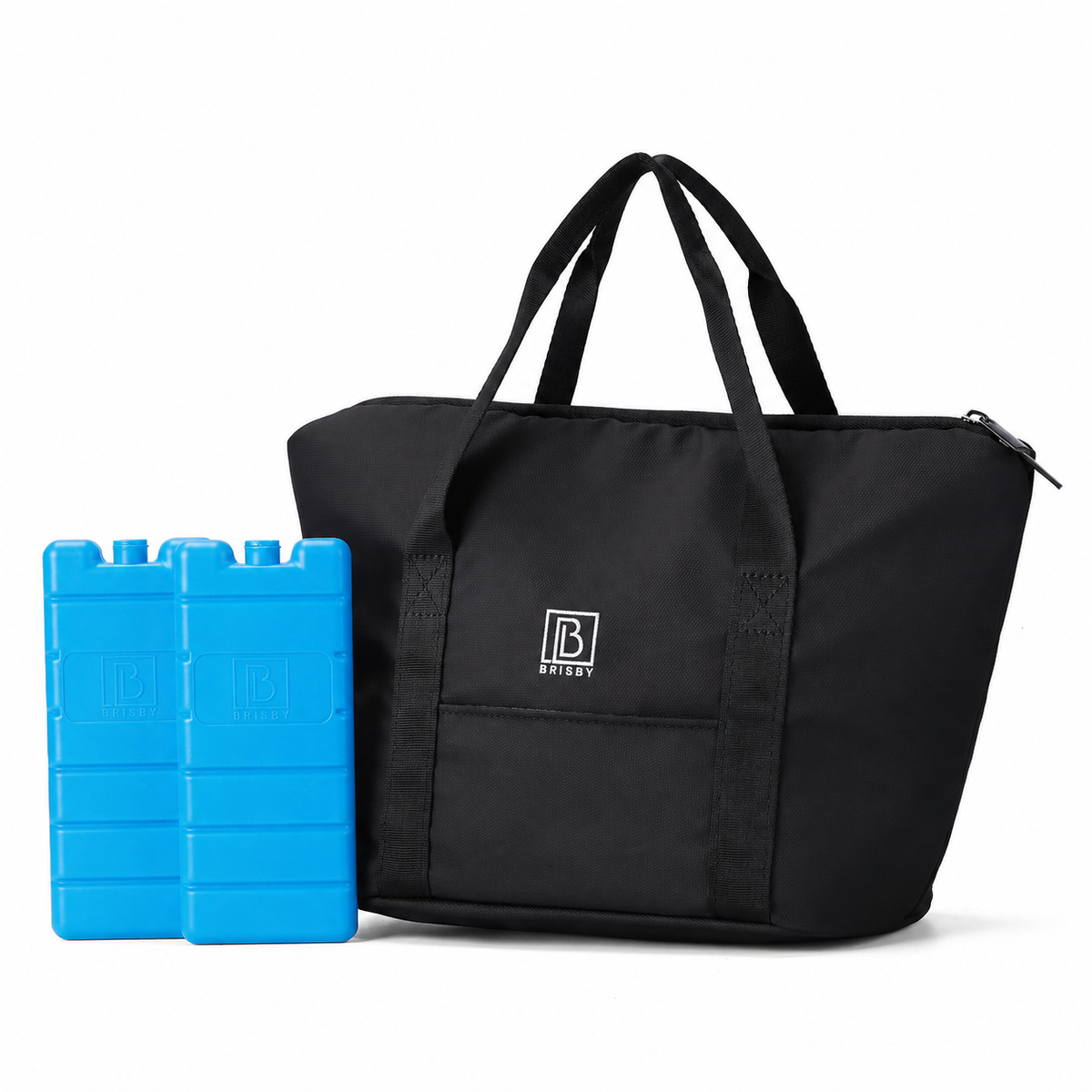 Brisby 4 Laags Geïsoleerde Koeltas - Lunchtas 6 liter - Zwart