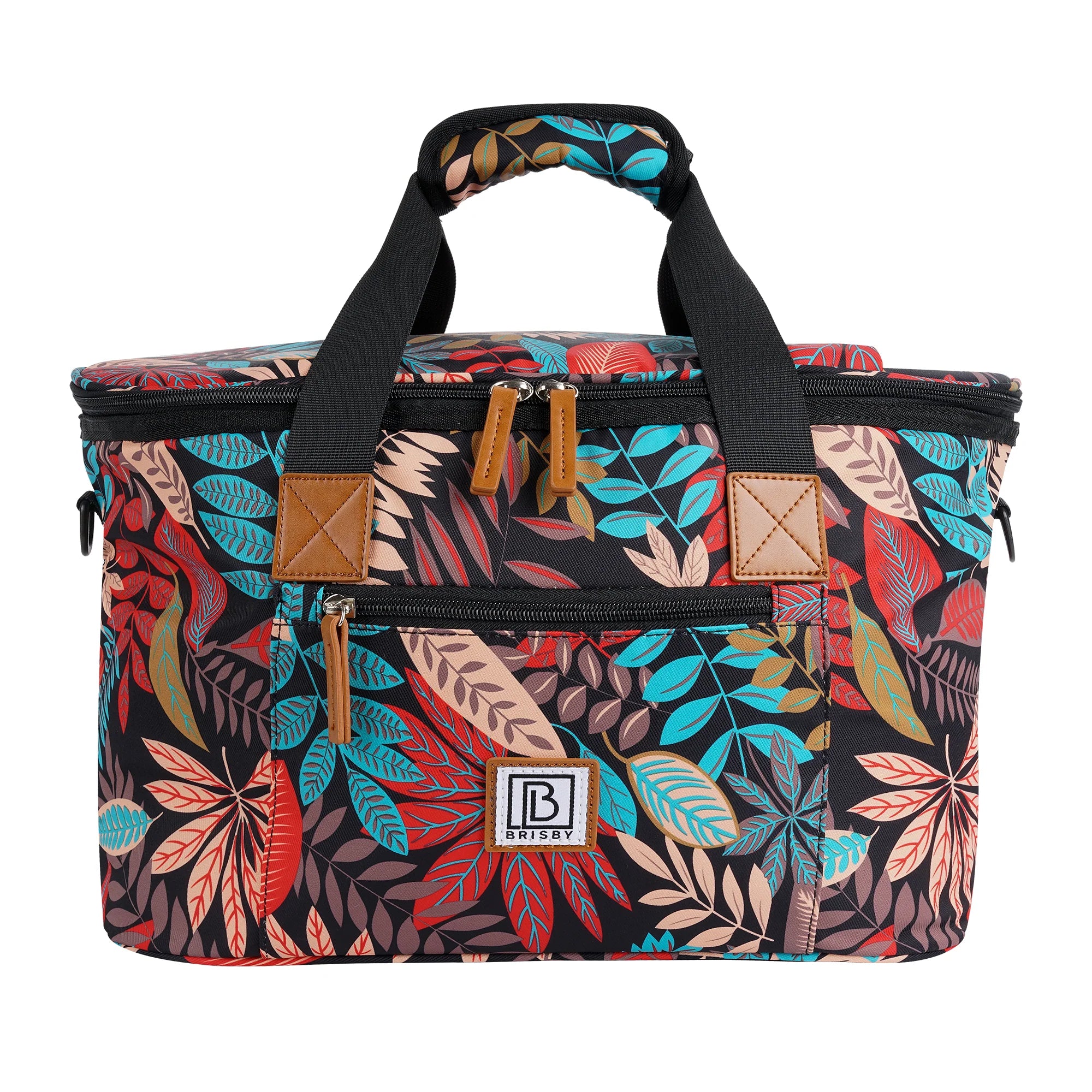 Cooler bag 21L jungle - Shopping bag - 4-layer insulated - 2 free cooling elements - incl. shoulder strap