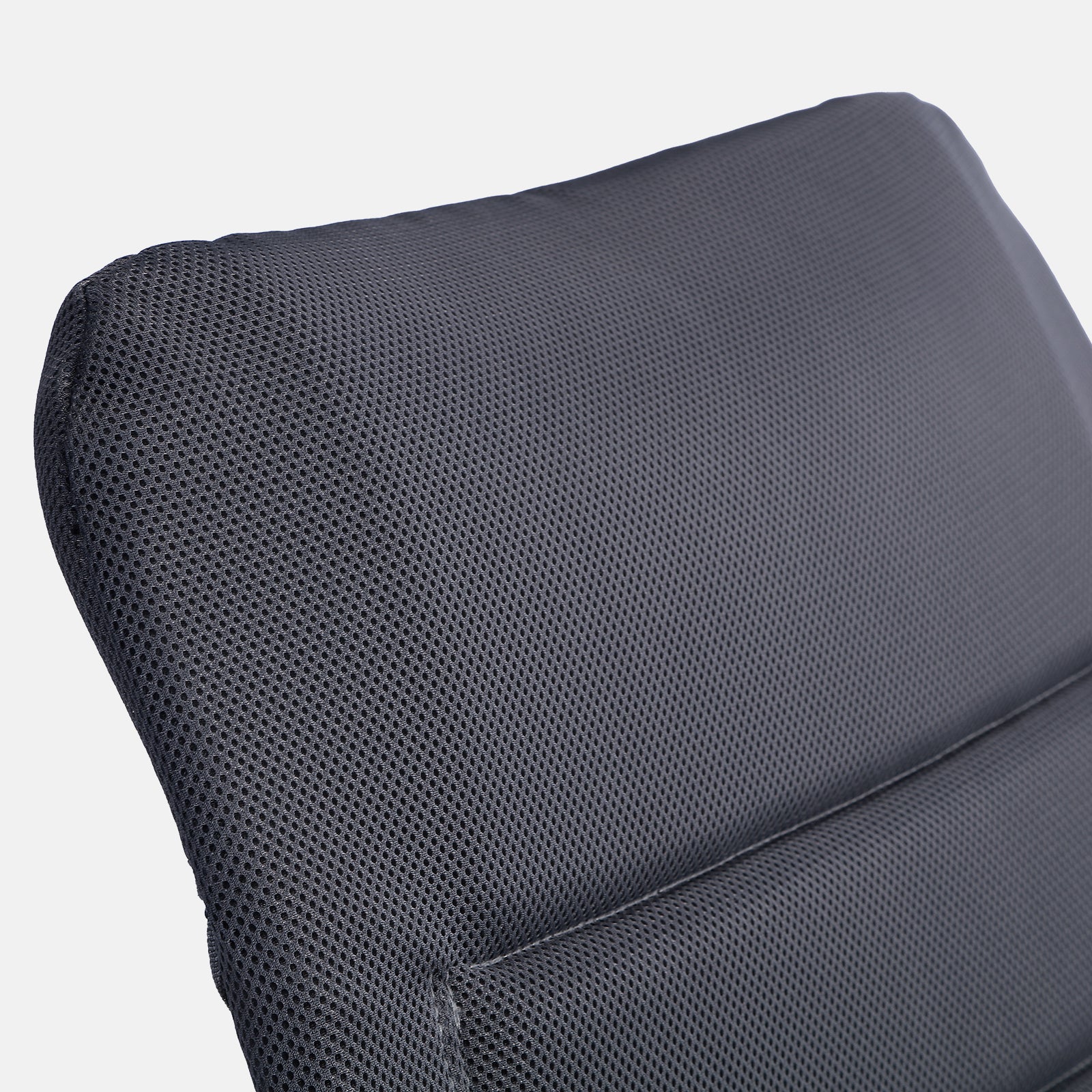 4-delige luxe campingstoelen set - 7 standen - 120 kg draagvermogen - lichtgewicht - grijs