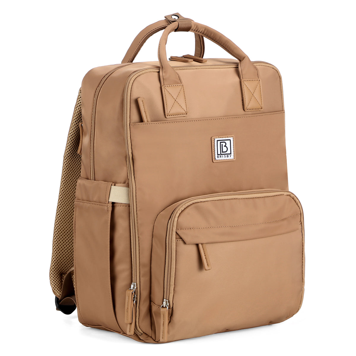 Brisby slijtvaste Luiertas – verzorgingstas – met buggymontage - True Terracotta