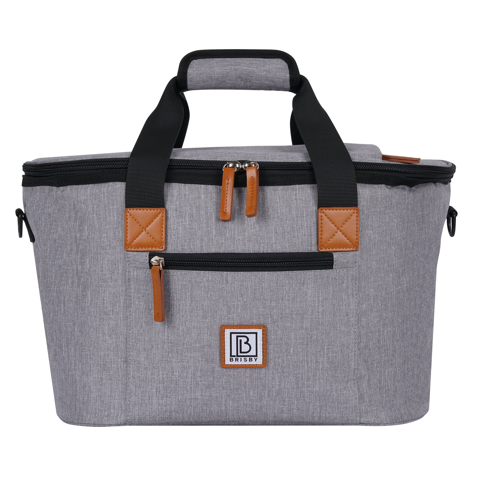 Brisby Koeltas 21L grijs set - incl. mealbox, 2 koelelementen, schouderband