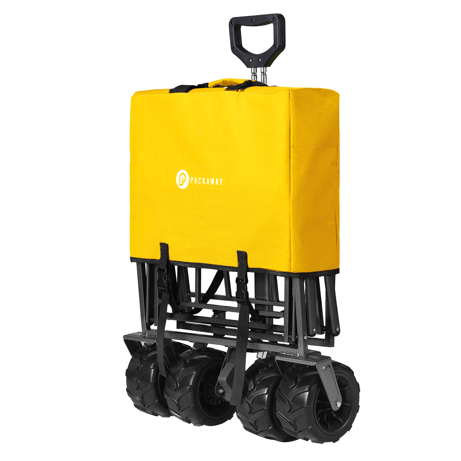 Packaway Bolderkar XL 80kg oker - opvouwbaar - heavy duty - wasbaar