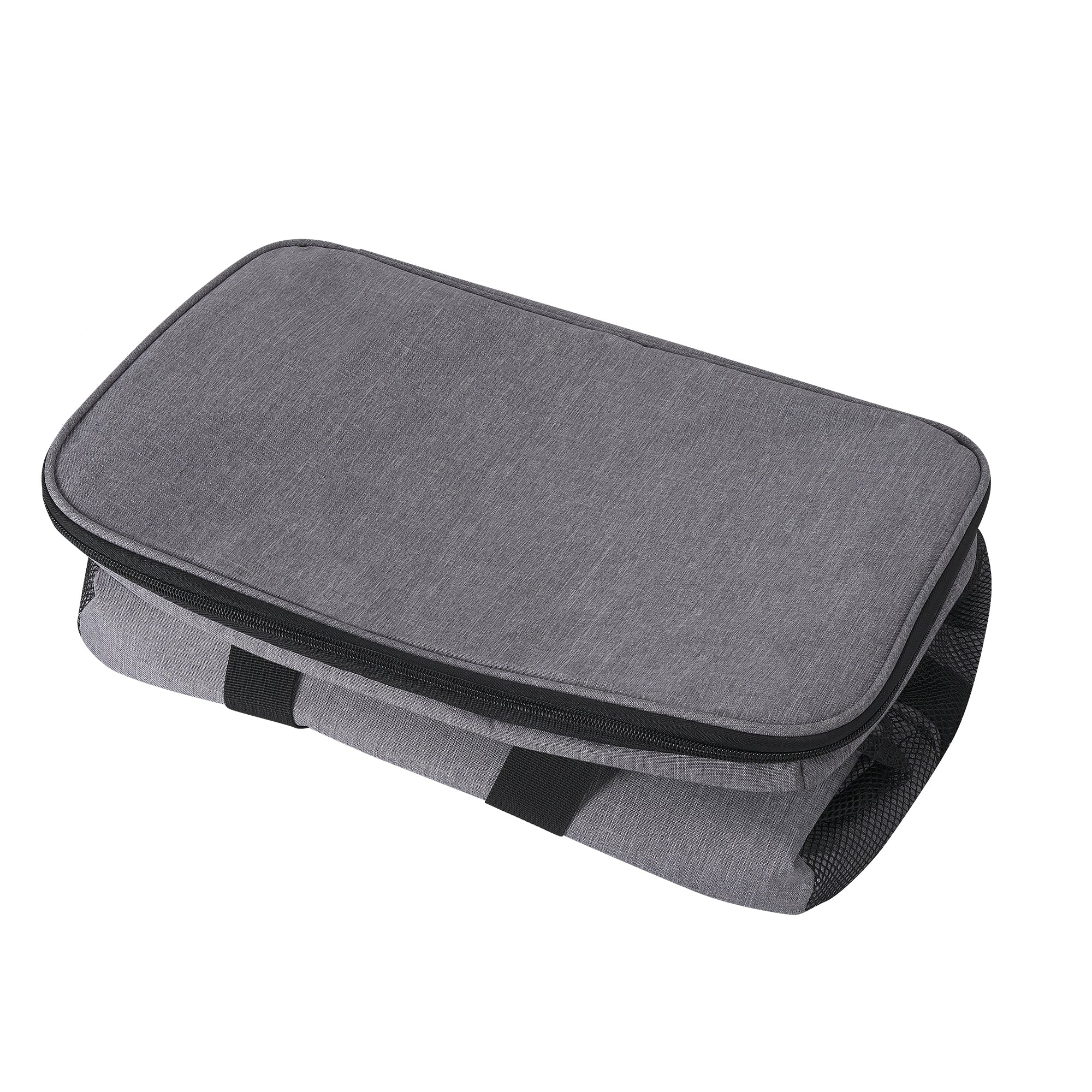 Cooler bag 40L grey - lunch bag - foldable - 4-layer insulated - incl. 6 free cooling elements and carrying strap