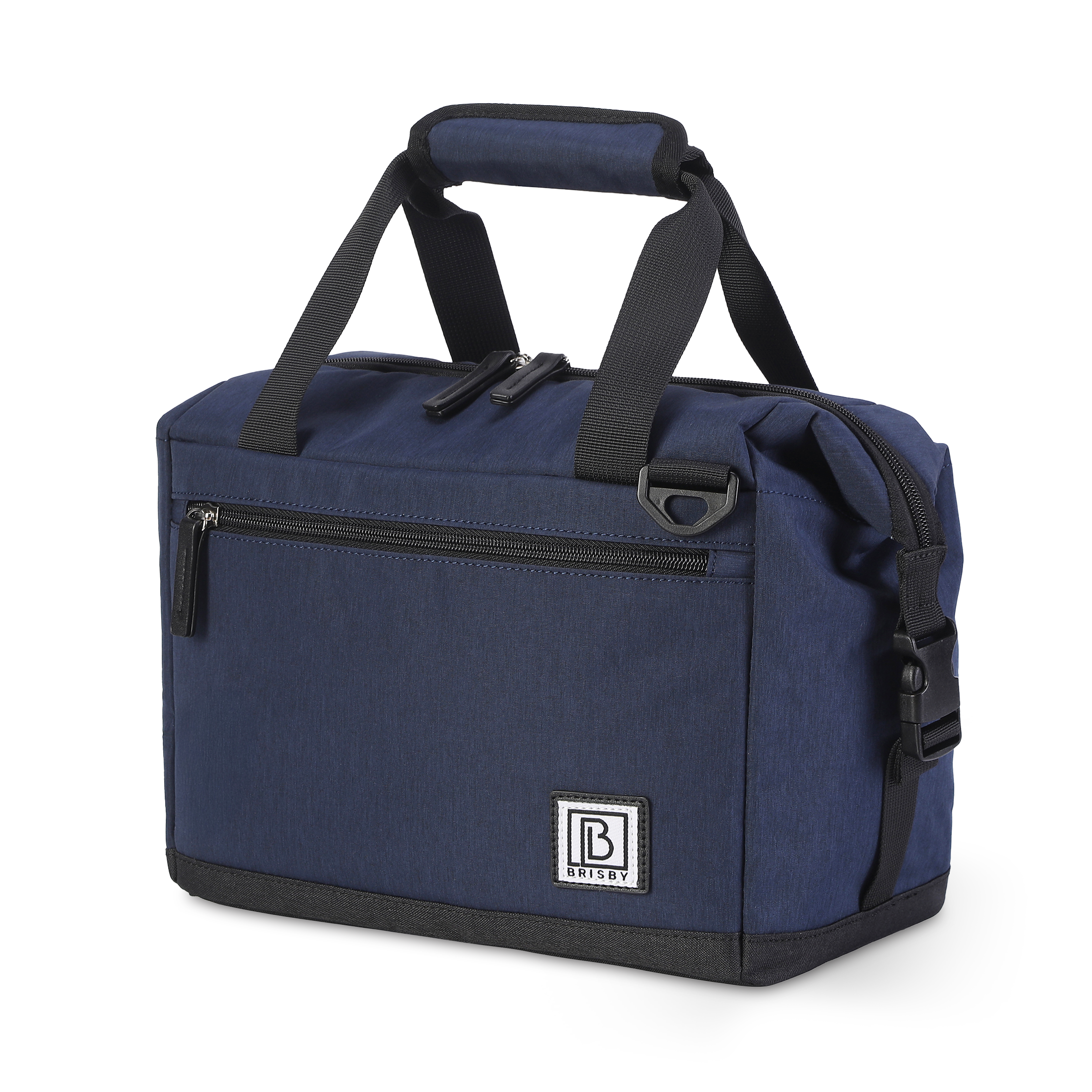 Brisby 4 Layer Insulated Cooler Bag - Lunch Bag 12 Liter - Extra Space Expandable - Blue