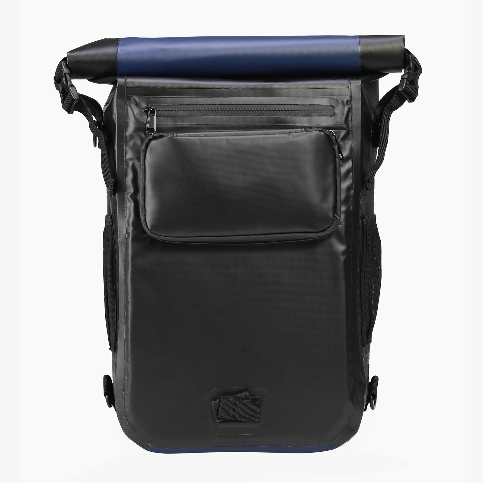 3 in 1 waterproof rolltop bicycle bag set 40-52L blue - reflective - high visibility - bicycle bag - backpack - shoulder bag