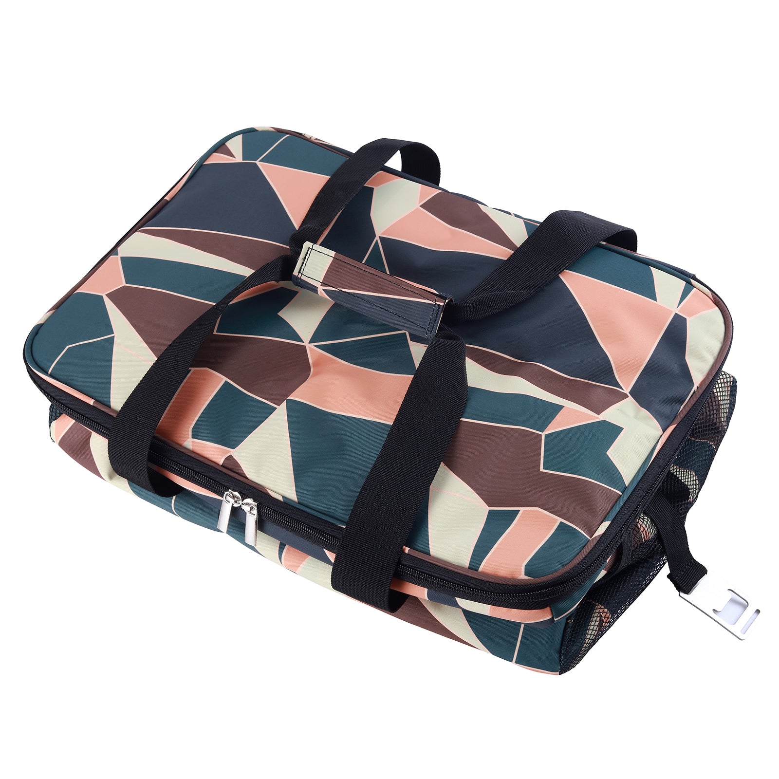 Cooler bag 40L abstract - lunch bag - foldable - 4-layer insulated - incl. 6 free cooling elements and carrying strap