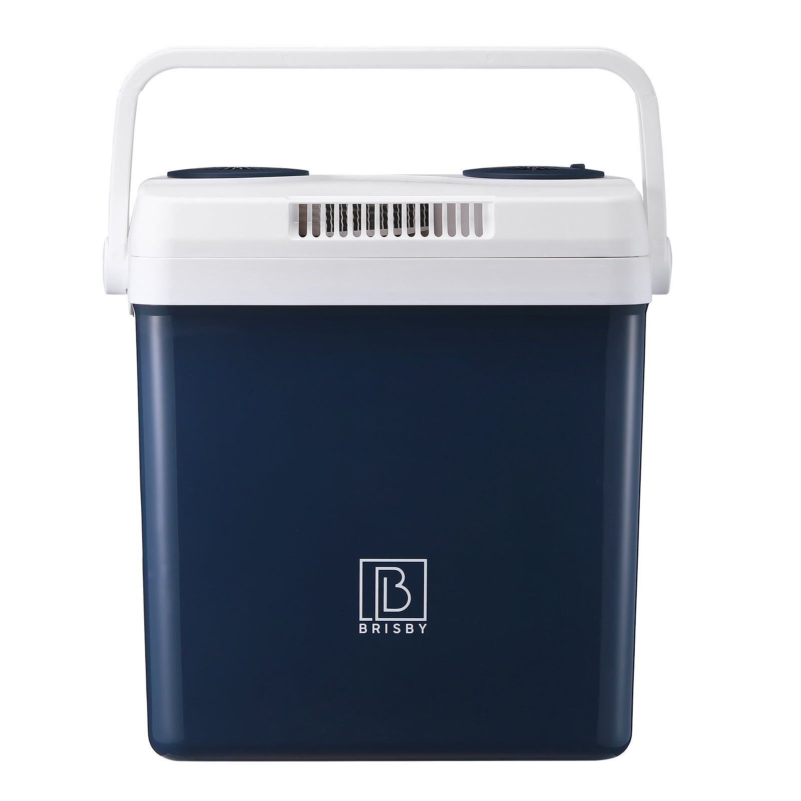 Electric cool box 25L blue - AC/DC 12V, 220/230V - incl. divider - lockable lid