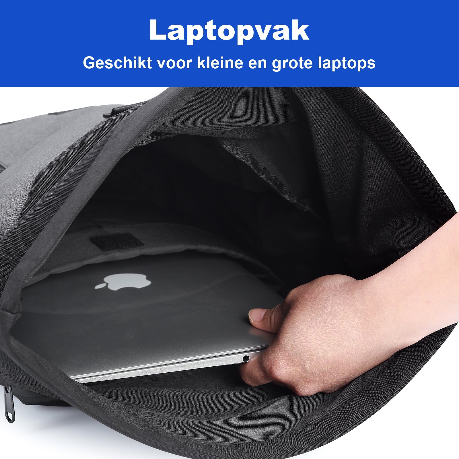 3 in 1 waterproof rolltop bicycle bag 20-26L black - 100% reflection - high visibility - bicycle bag - backpack - shoulder bag