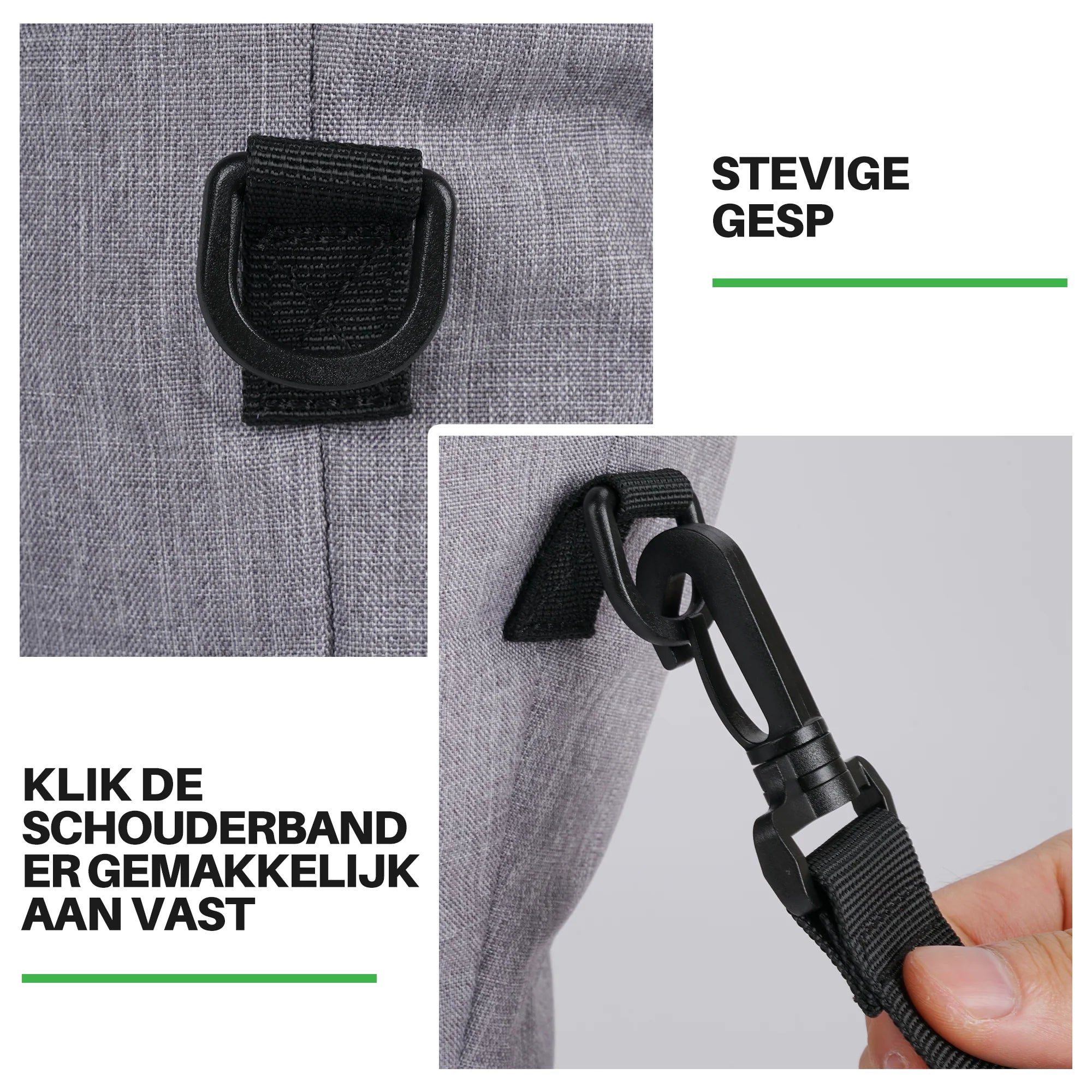 Brisby Koeltas 21L grijs set - incl. mealbox, 2 koelelementen, schouderband