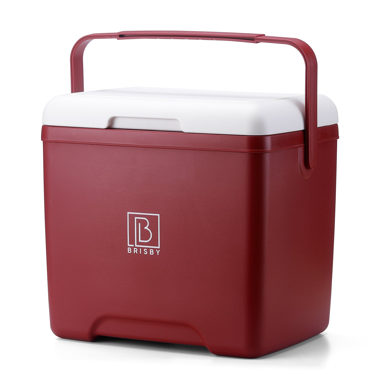 Koelbox 13L rood - Tot maximaal 40 uur isolatie - incl. 2 450ml koelelementen - temperatuur veilige sluiting - koelelement vergrendeld in deksel