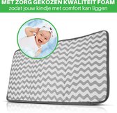 Brisby Slijtvast Verschoonmatje - Voorzien van een Klittenbandsluiting voor Gemakkelijke 1-Hands bediening - Donkergrijs