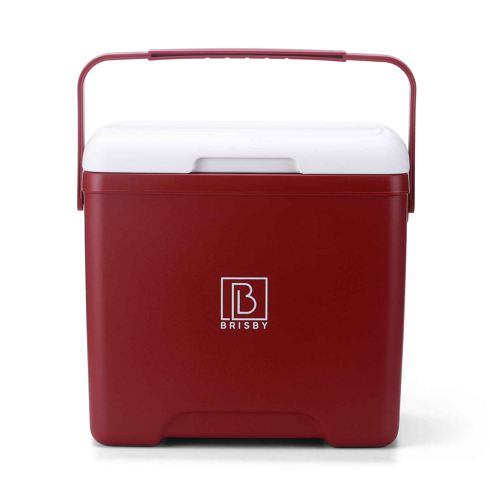 Koelbox 13L rood - Tot maximaal 40 uur isolatie - incl. 2 450ml koelelementen - temperatuur veilige sluiting - koelelement vergrendeld in deksel