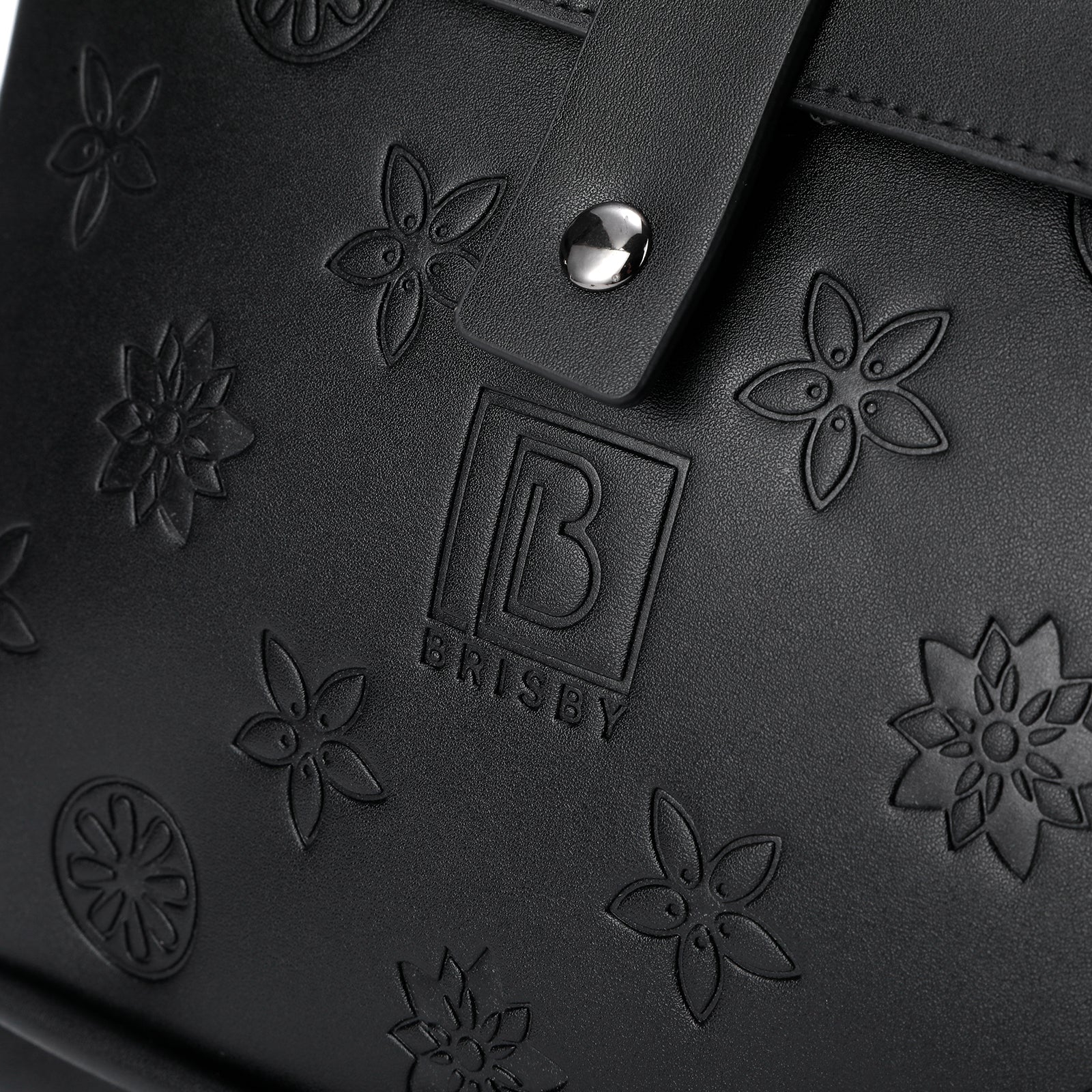 Venezia wear-resistant backpack black - PU leather - 14 inch laptop compartment - water-repellent