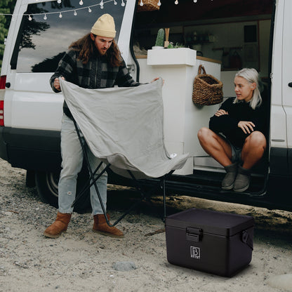 Cool box 12L with carrying strap black - dividers - cutting boards - up to 40 hours insulation - incl. 2 cooling elements of 200ml