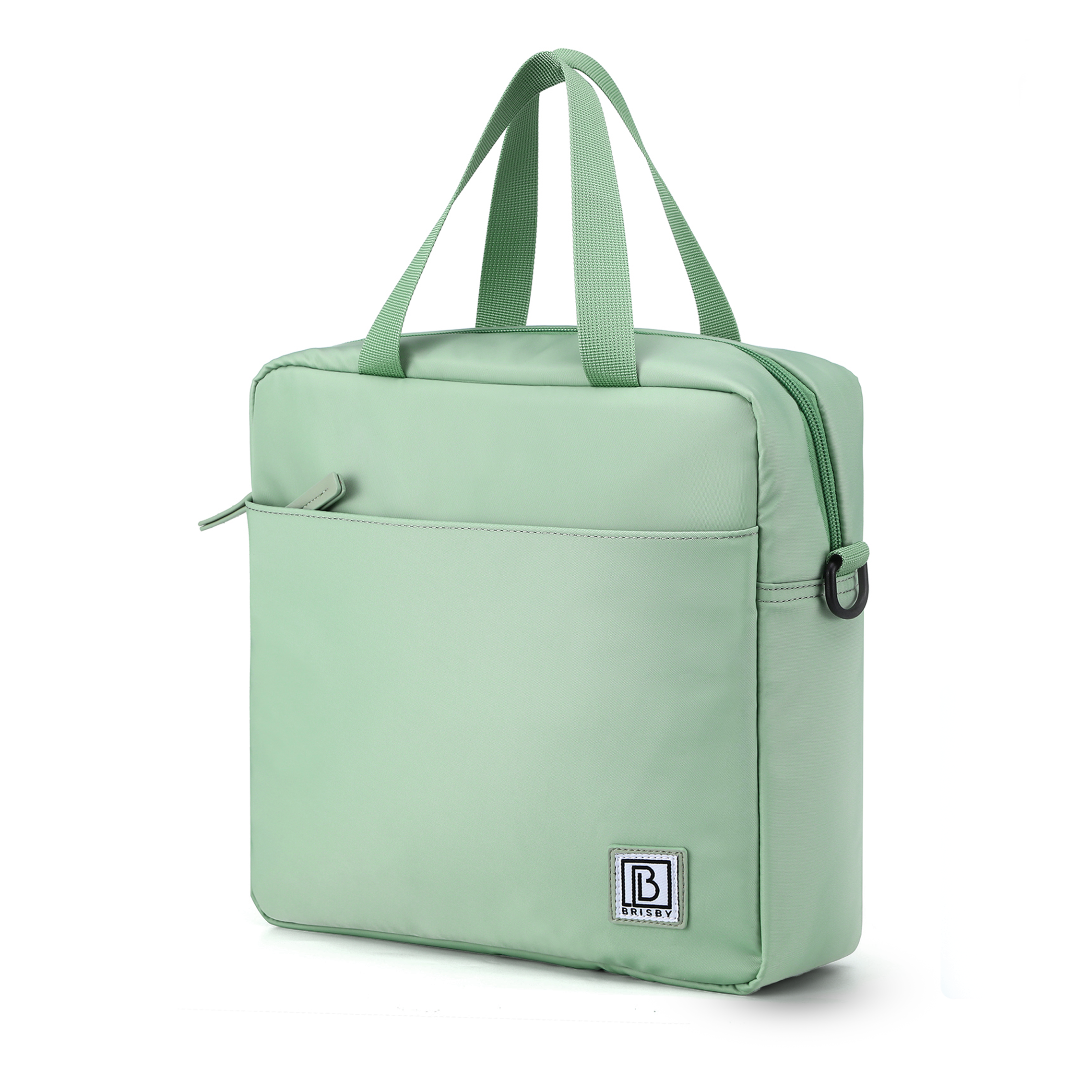 Brisby Koeltas 7L smooth green - incl. 2 koelelementen, schouderband