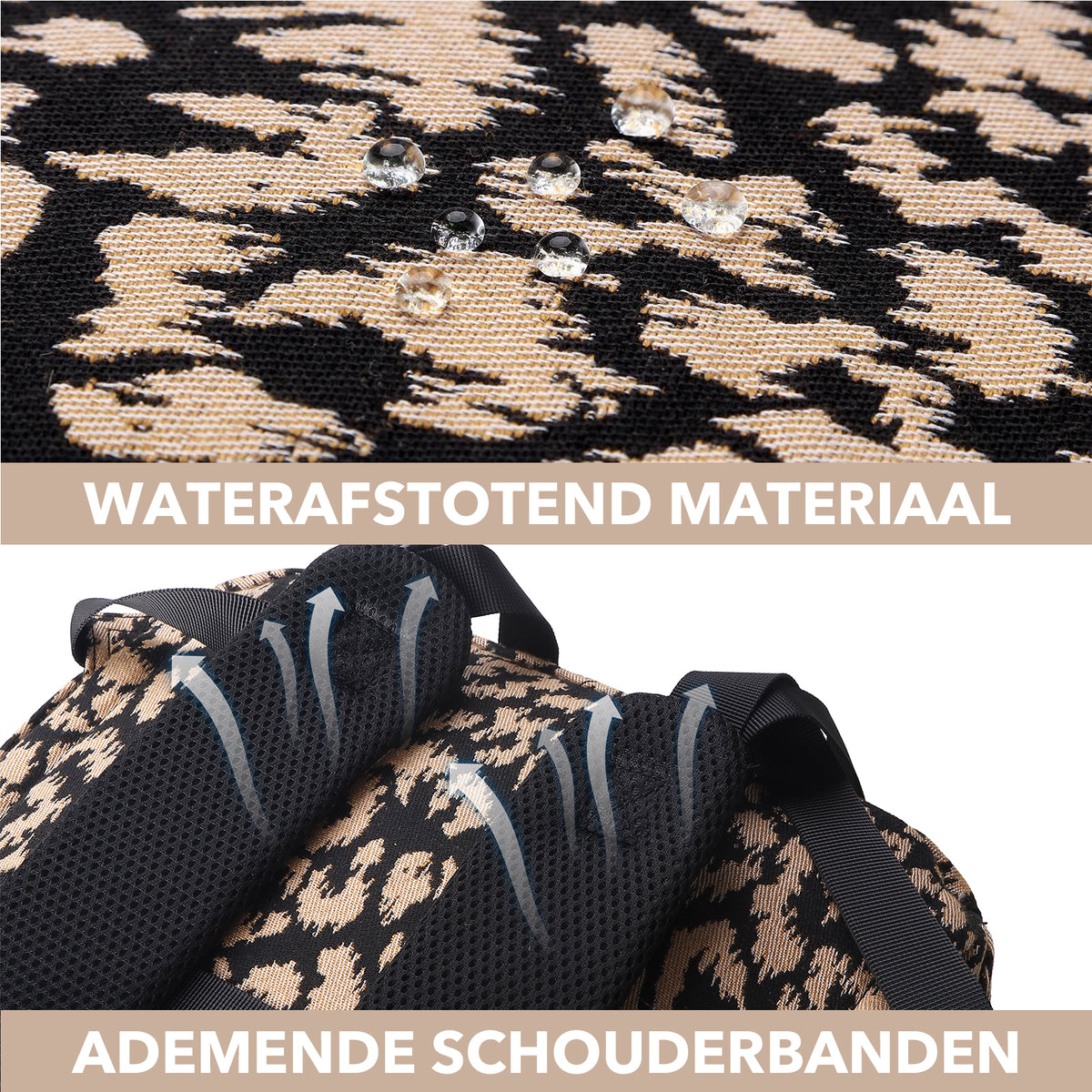 Brisby Premium Luiertas – Uitgebreide en Functionele Verzorgingstas – met buggymontage – Anti Diefstal Vakken - Reistrolley Sleeve - Inclusief verschoonmatje t.w.v.15,99 euro en speenhouder - Levenslange Garantie - Leo