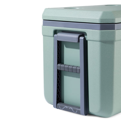 Cool box 45L green - 3 days insulation - 4 cooling elements - temperature-safe closure