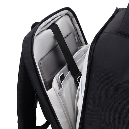 Brisby Rugzak Pro 2 – Laptoprugzak tot 15,7 inch voor Werk, School en Reizen – Waterafstotend – Met Tabletvak, Antidiefstalvak en Trolleysleeve – Zwart