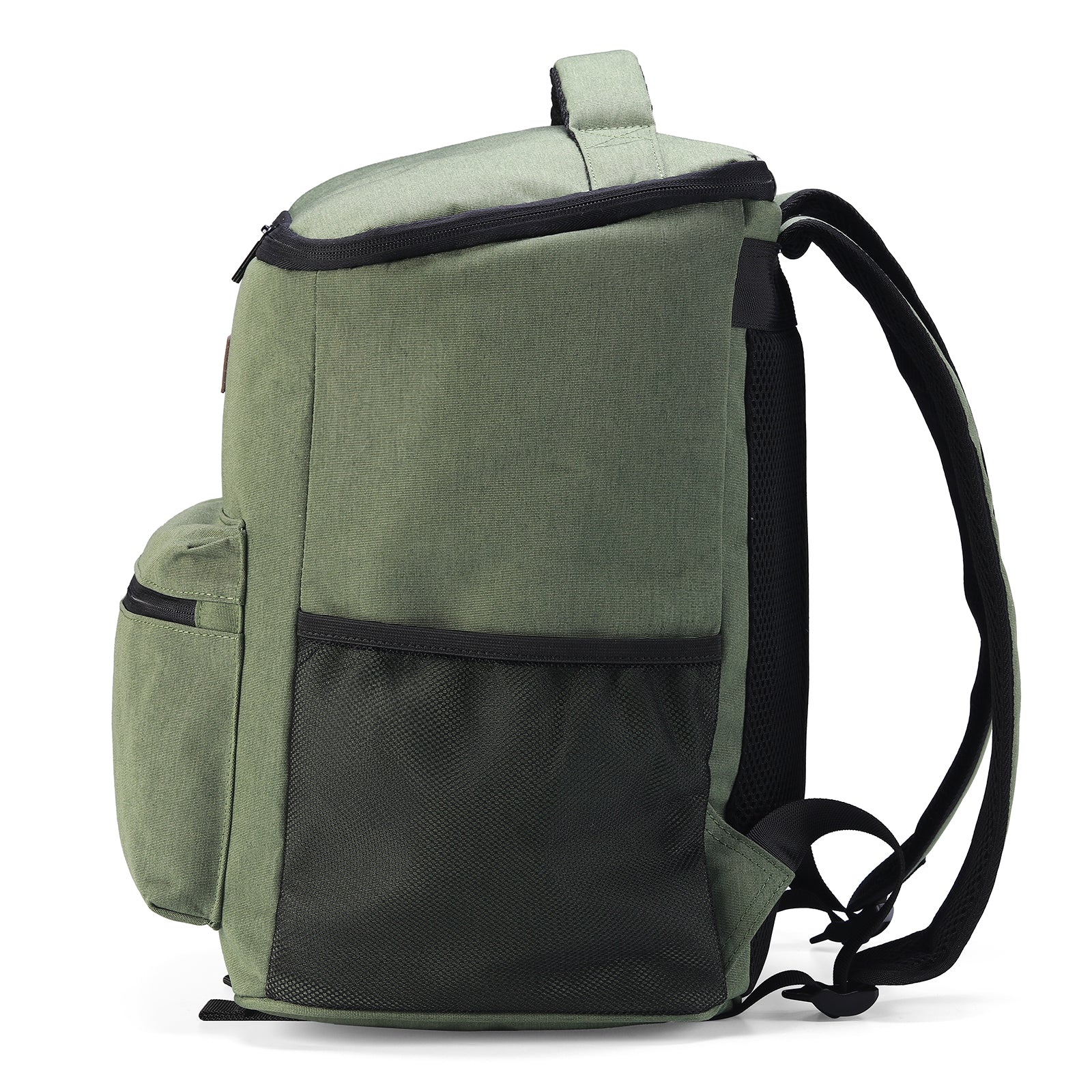 Packaway Koeltas rugzak 25L groen - incl. 2  koelelementen, flessenopener