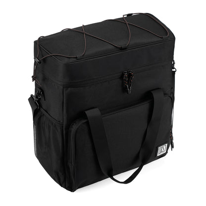 Brisby Koeltas 30L zwart-oranje - incl. 4 koelelementen